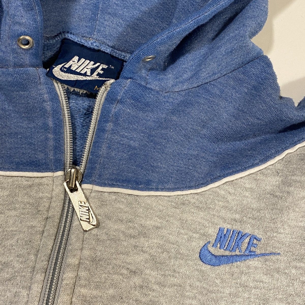 Nike × Vintage 80’s Nike Cropped Hoodie Size US S / EU 44-46 / 1 - 2 Thumbnail