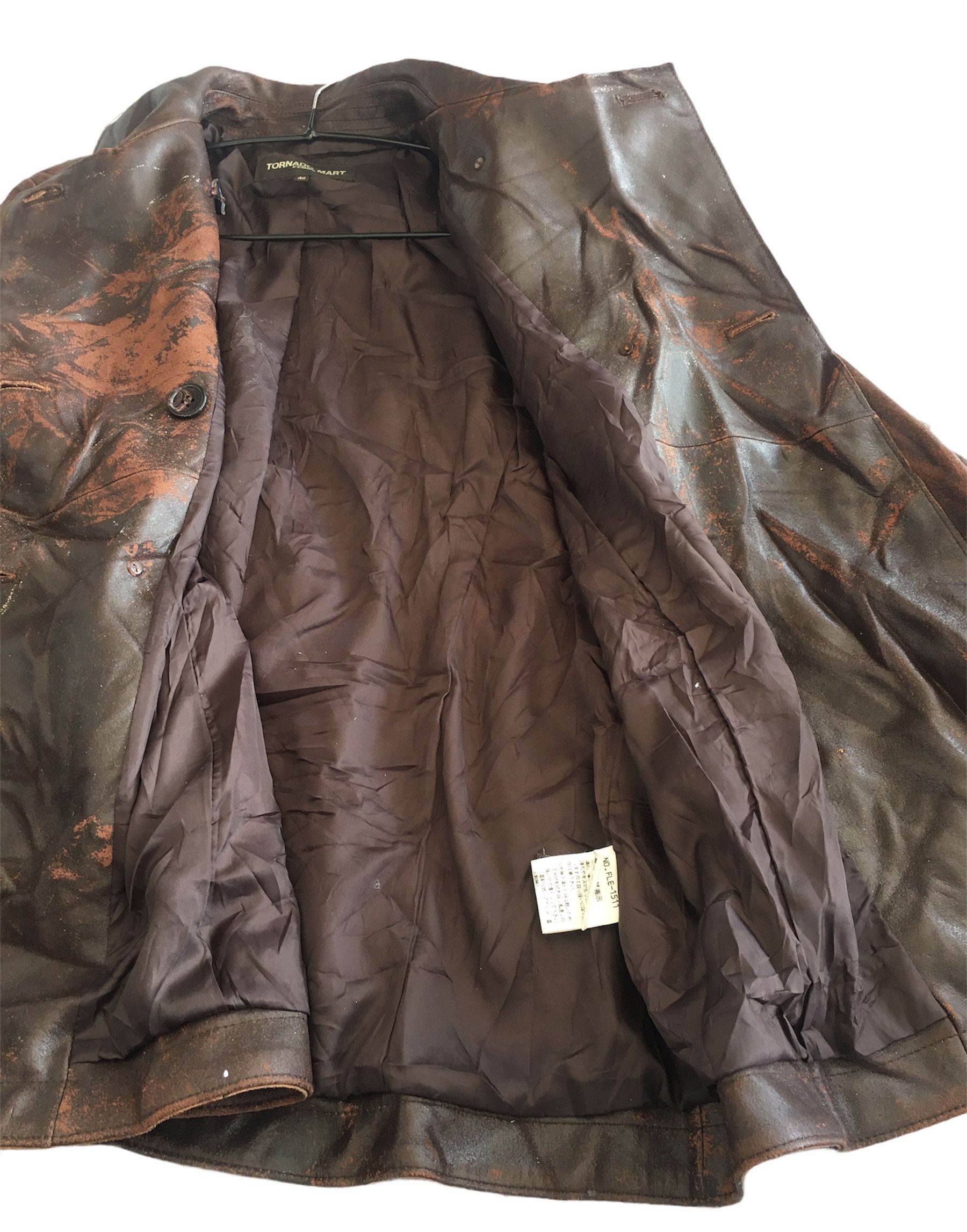 Tornado Mart Vintage distressed leather jacket Size US XXS / EU 40 - 6 Thumbnail