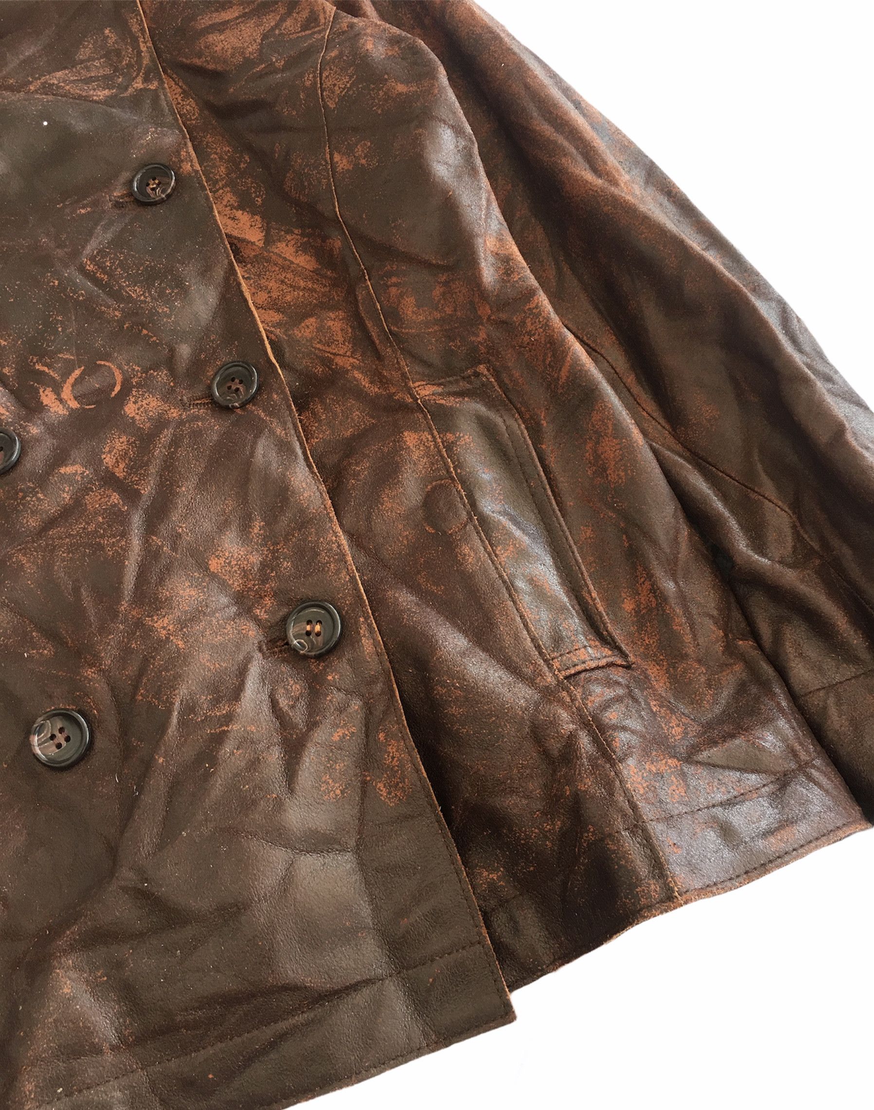 Tornado Mart Vintage distressed leather jacket Size US XXS / EU 40 - 5 Thumbnail