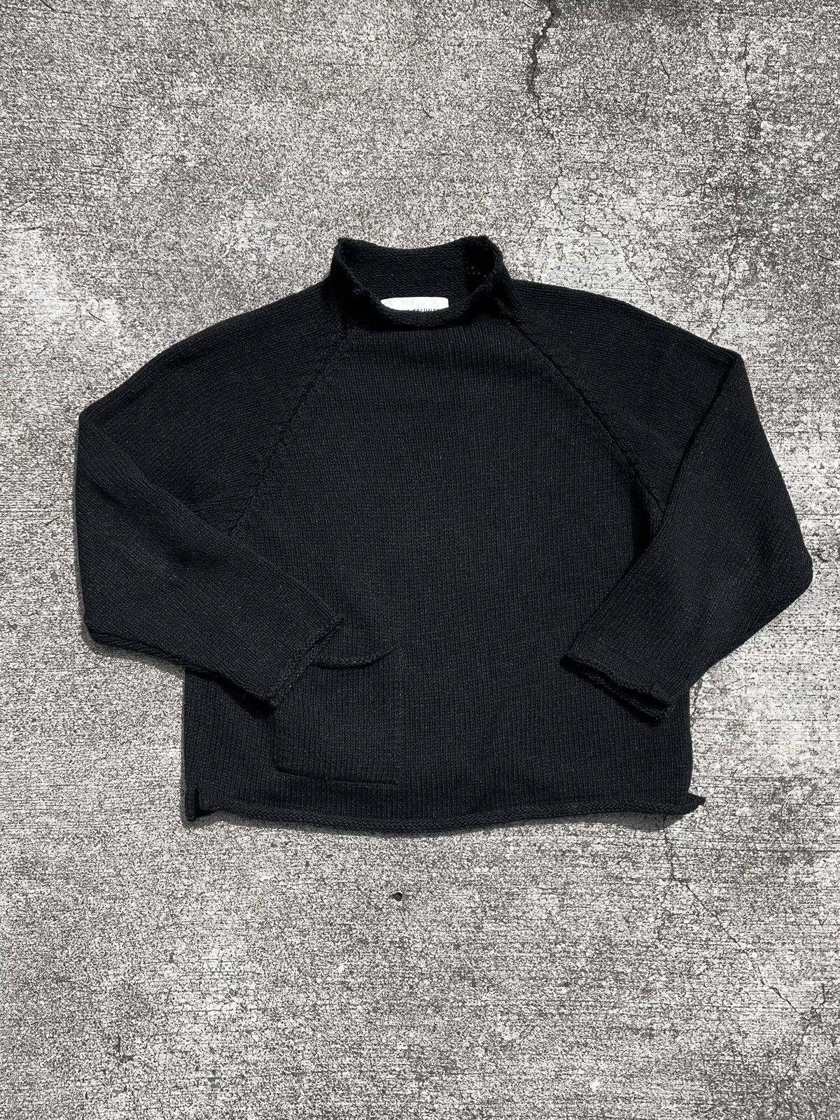 Other Xenia Telunts Fisherman Sweater Black Indigo Cotton | Grailed