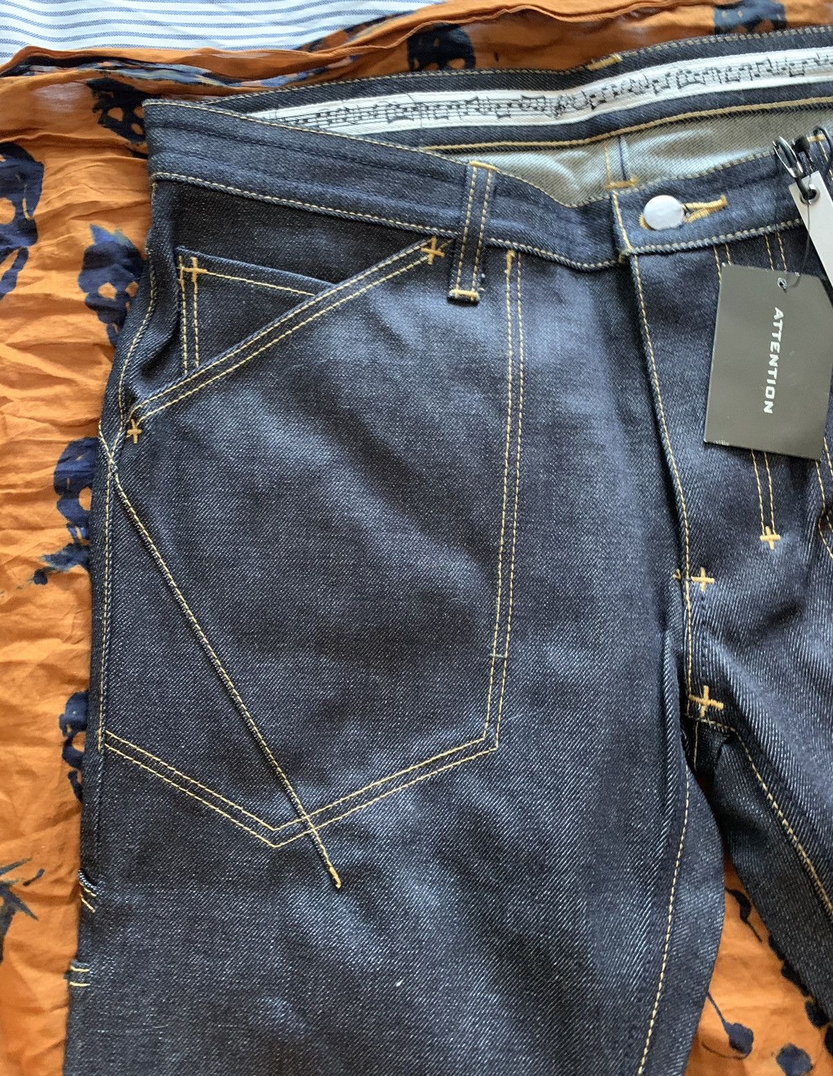 Number (N)ine Raw Denim Jeans Size US 31 - 2 Thumbnail