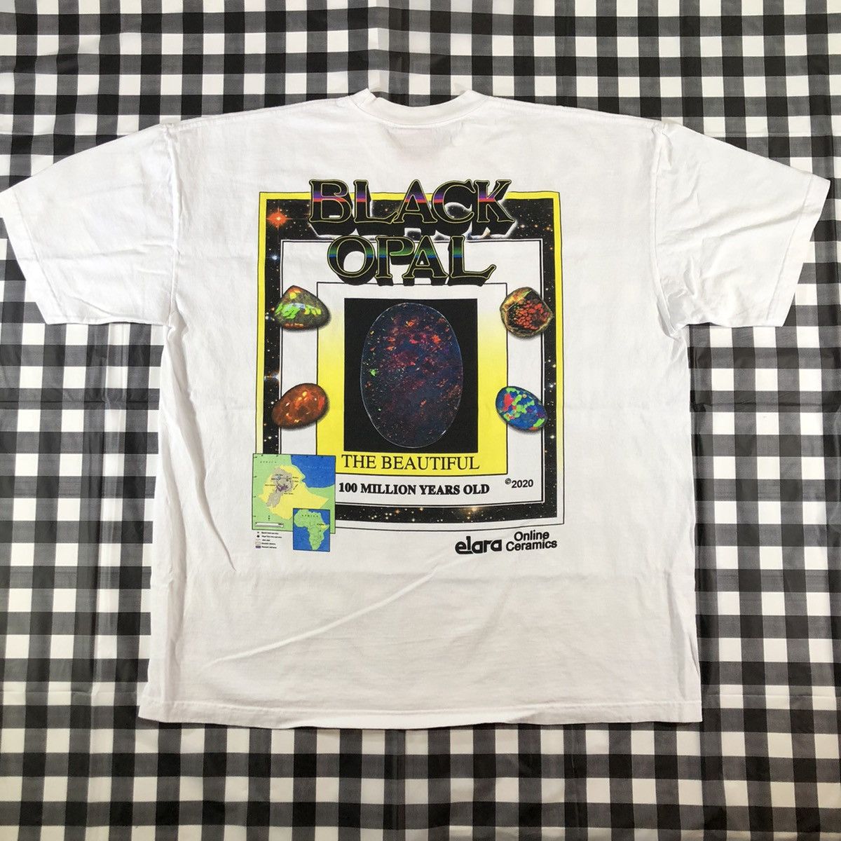 Movie Online Ceramics A24 Uncut Gems Movie Black Opal Jewelry Tee Grailed