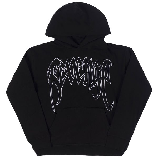 Revenge REVENGE OUTLINE OG ARCH HOODIE (BLACK) KILL | Grailed