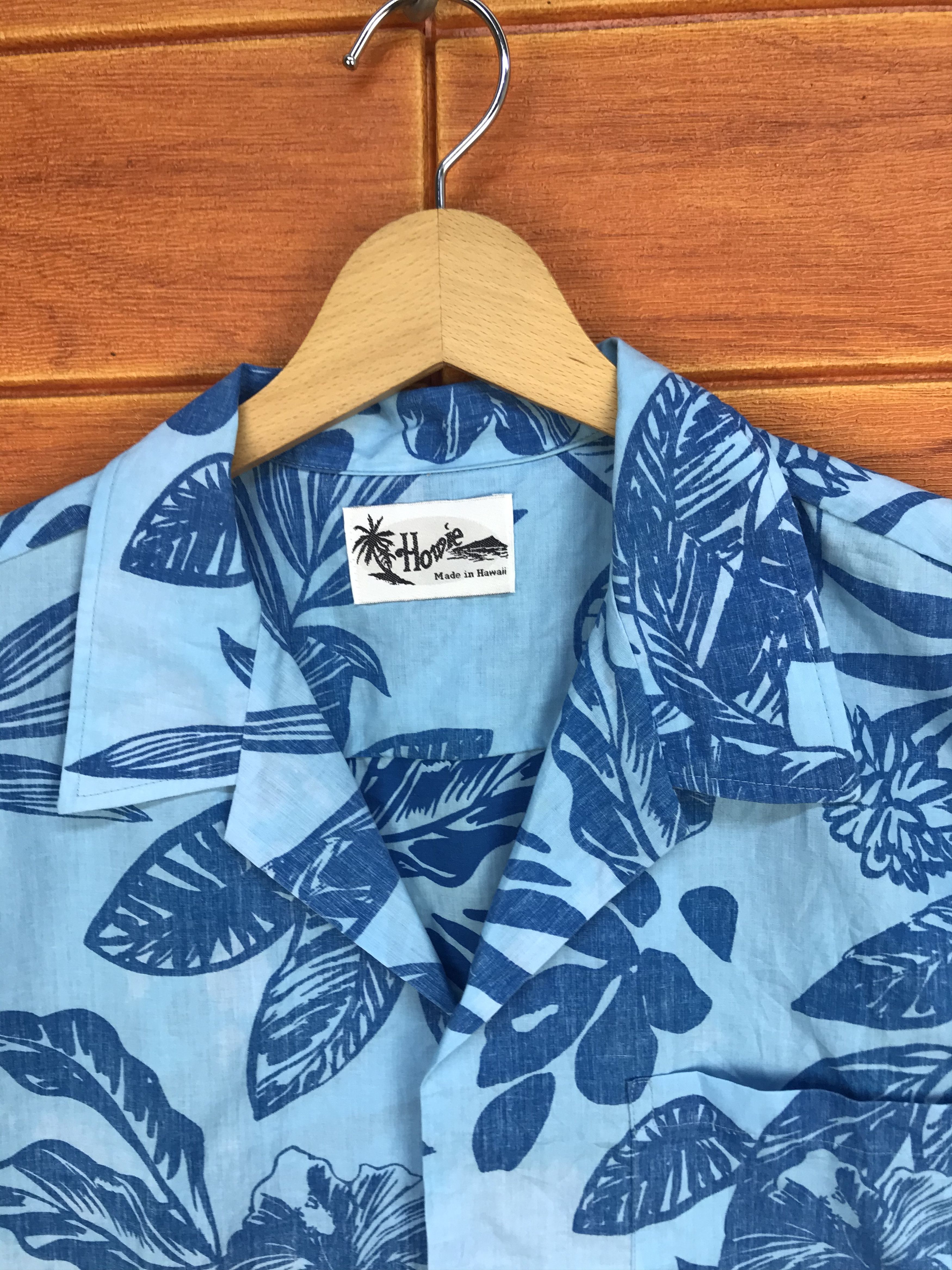 Vintage Vintage 60s 70s Hibiscus Reverse Print Hawaiian Shirt Size US L / EU 52-54 / 3 - 4 Thumbnail
