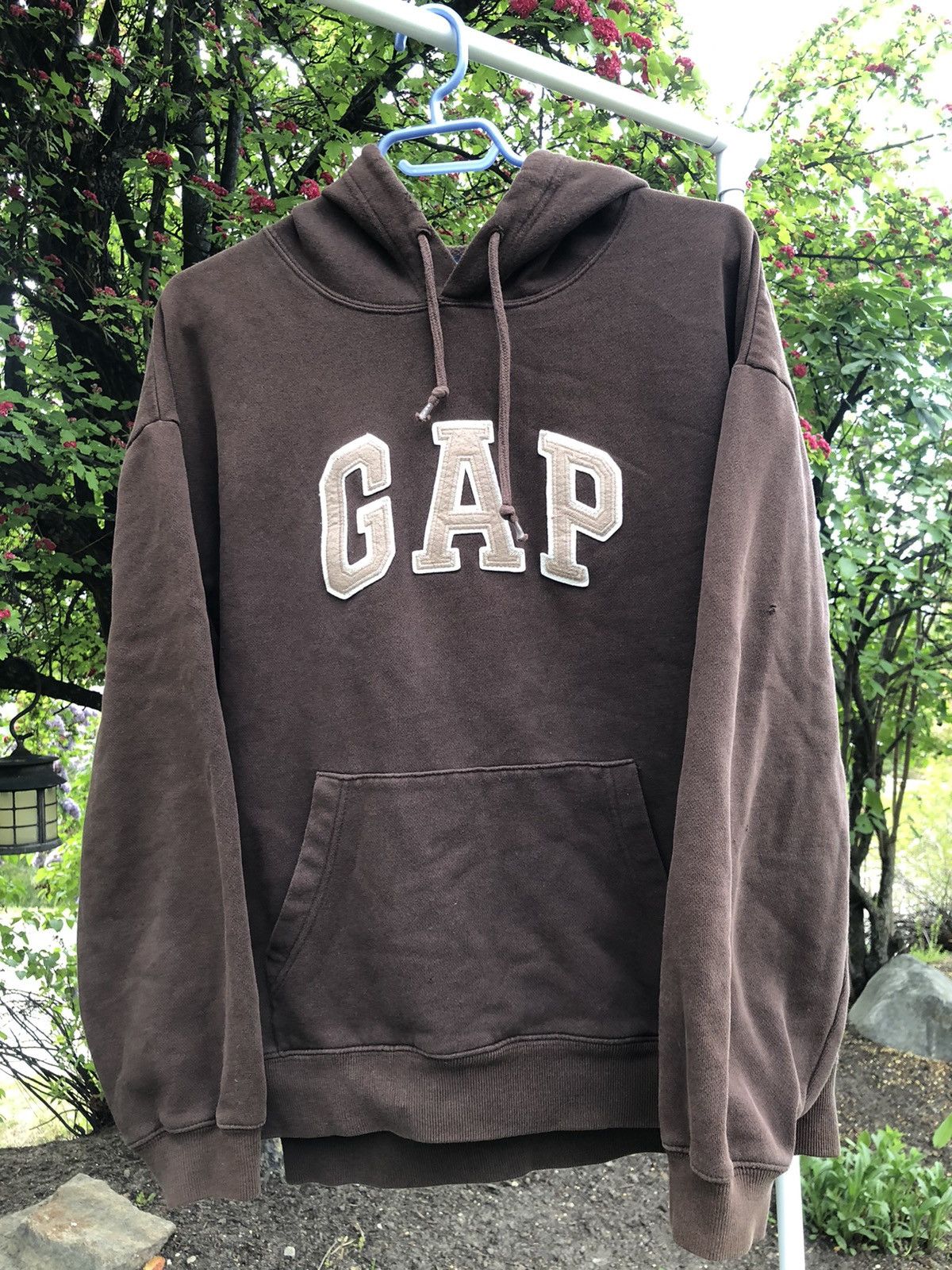 Vintage Brown GAP Hoodie vintage | Grailed