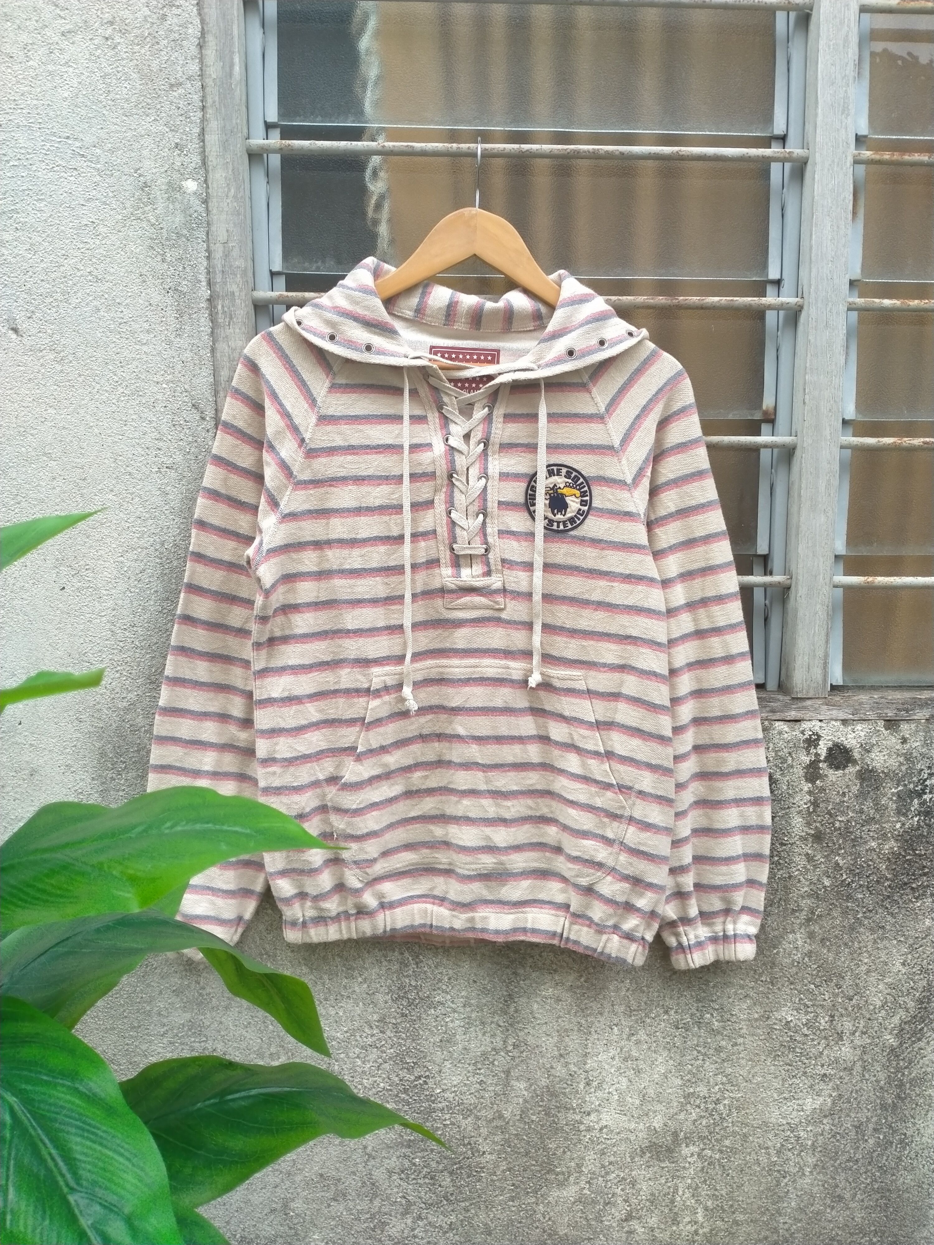 Hysteric Glamour Hysteric Glamour Hoodies Pullover Stripe Size US M / EU 48-50 / 2 - 1 Thumbnail