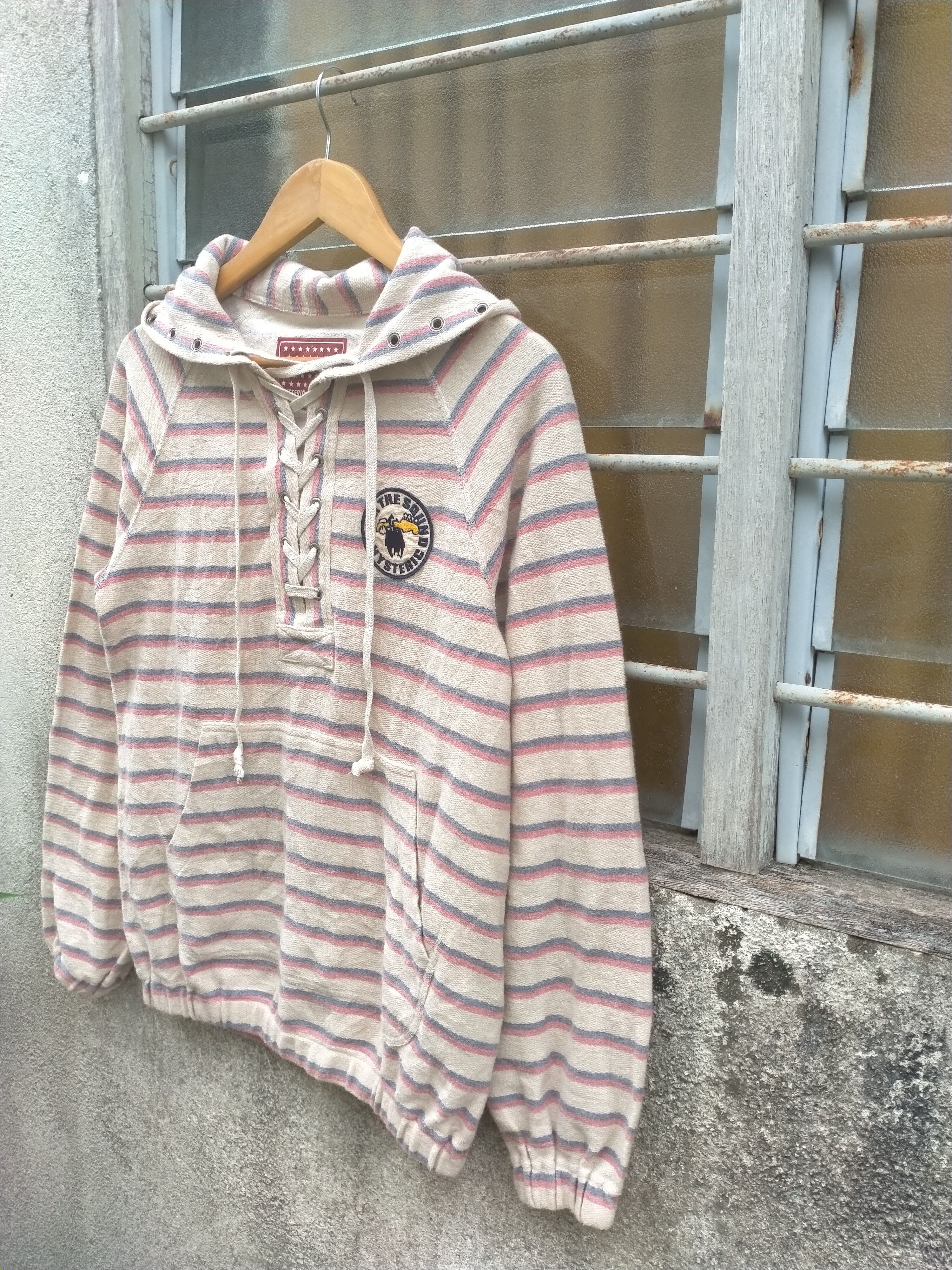 Hysteric Glamour Hysteric Glamour Hoodies Pullover Stripe Size US M / EU 48-50 / 2 - 3 Thumbnail