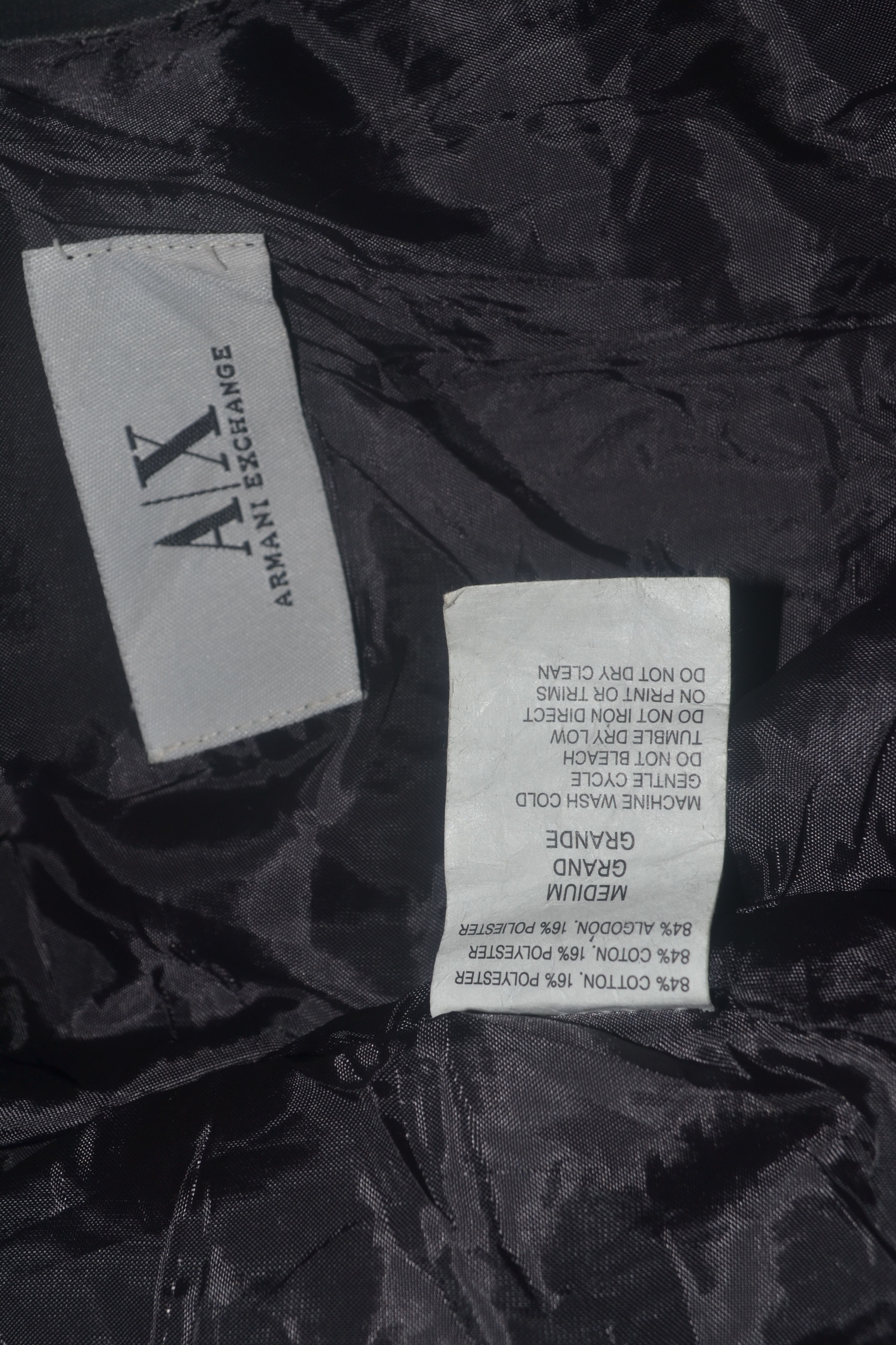 Armani Exchange ARMANY EXCHANGE LEATHER JACKET RARE Size US M / EU 48-50 / 2 - 4 Thumbnail