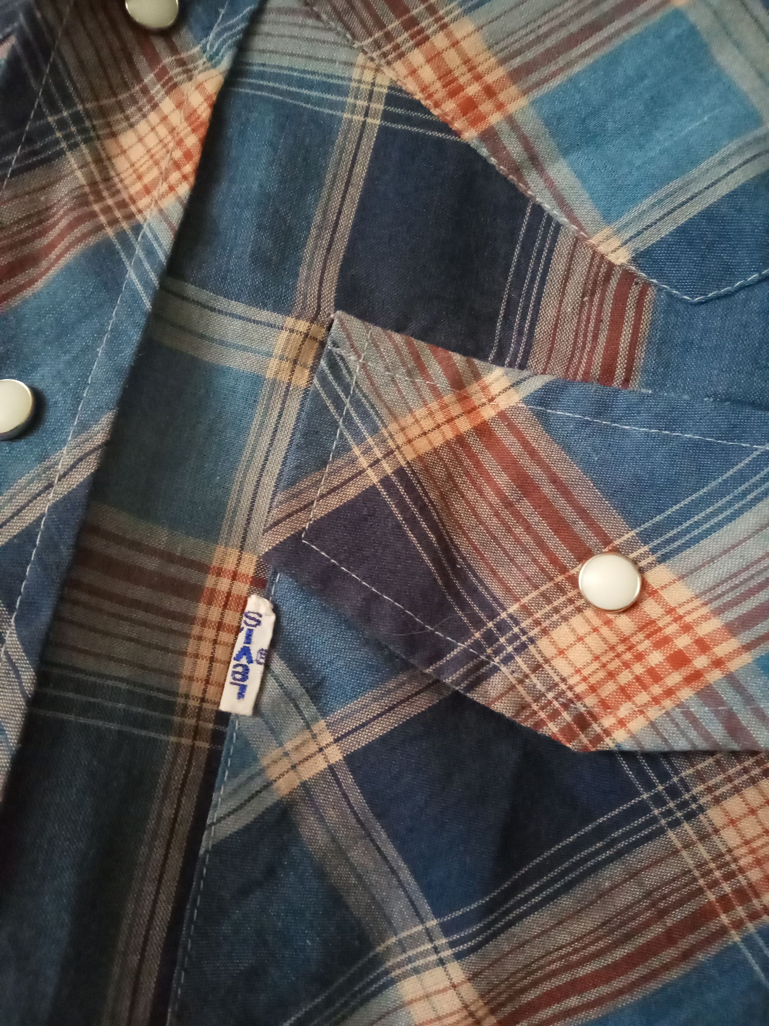 Vintage vintage levis 70s western cowboy white pearls buttons usa Size US M / EU 48-50 / 2 - 2 Thumbnail
