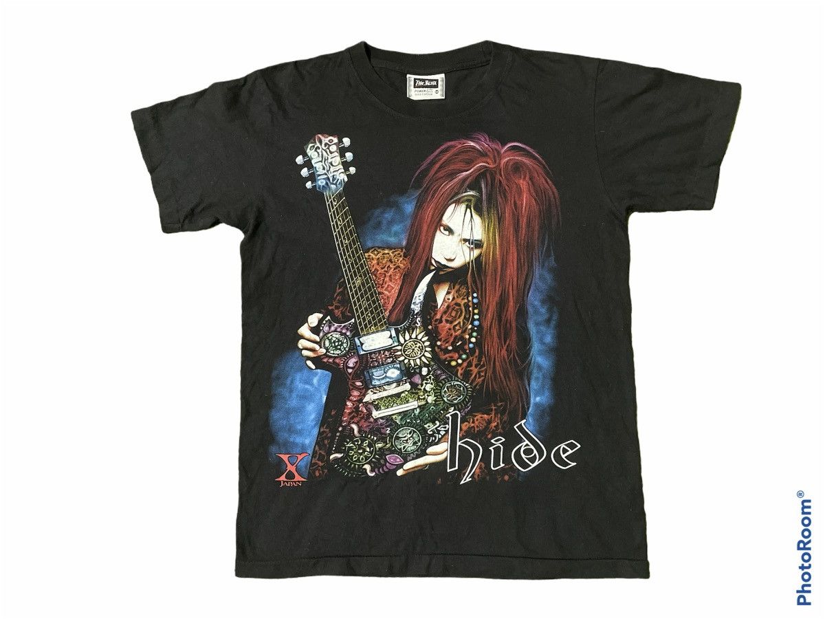 Band Tees Vintage X- JAPAN hide Bootleg Rare Band Tee Size US M / EU 48-50 / 2 - 1 Thumbnail
