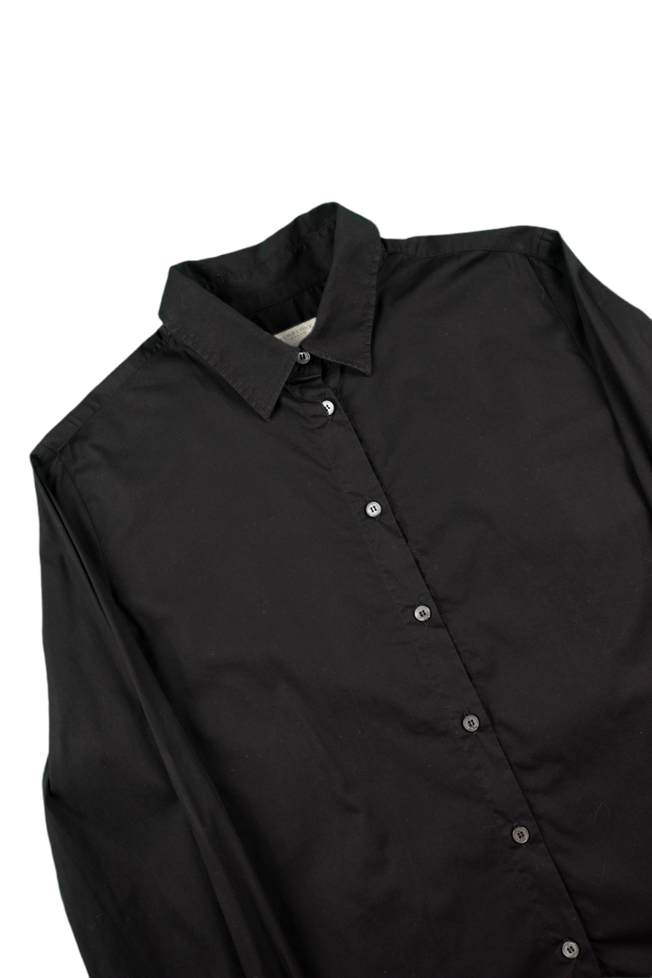 Burberry Burberry London Black Shirt Size US M / EU 48-50 / 2 - 2 Thumbnail