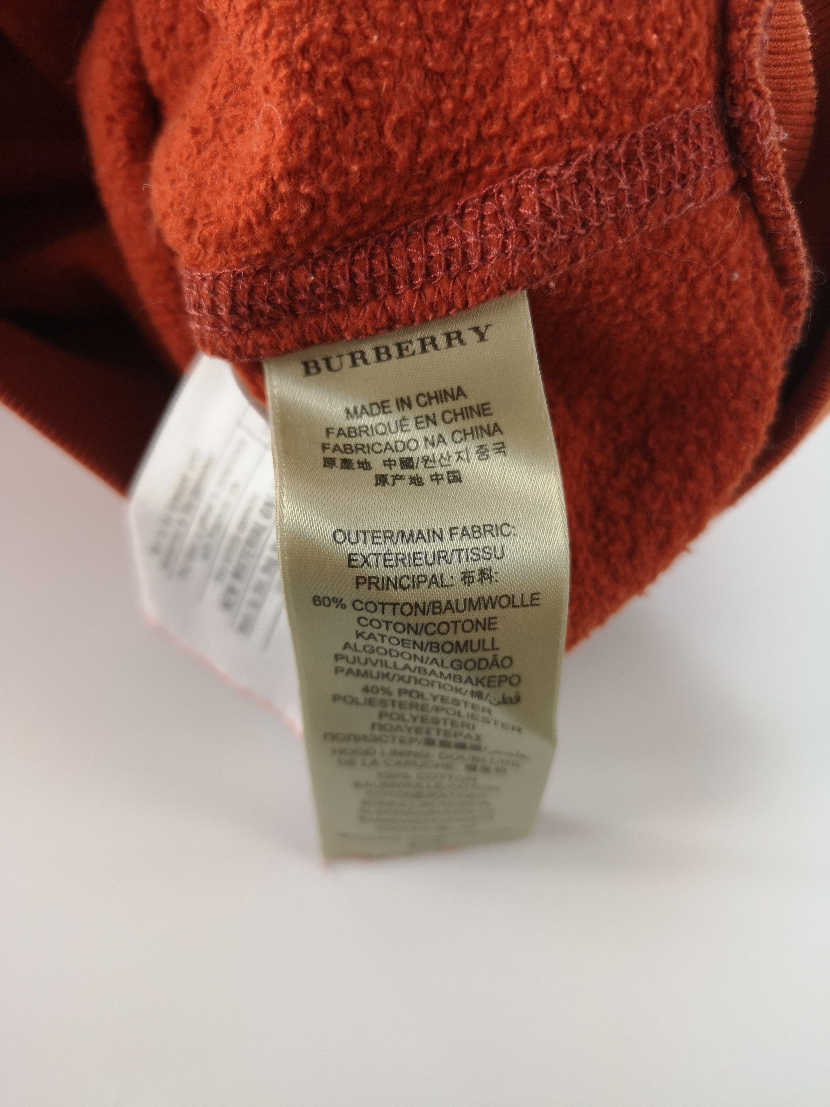 Burberry Burberry brit Orange Hoodie Size US XS / EU 42 / 0 - 6 Thumbnail