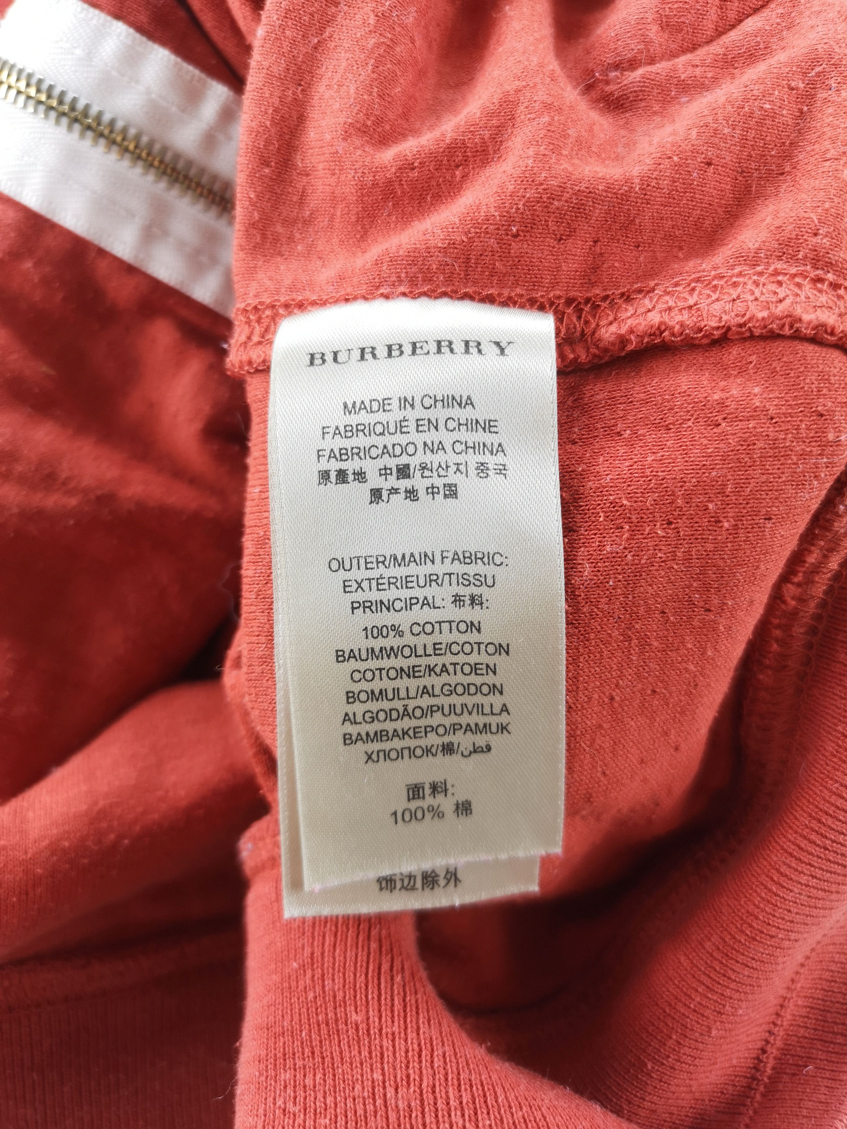 Burberry Burberry Hoodie Zip Orange Size US S / EU 44-46 / 1 - 7 Thumbnail