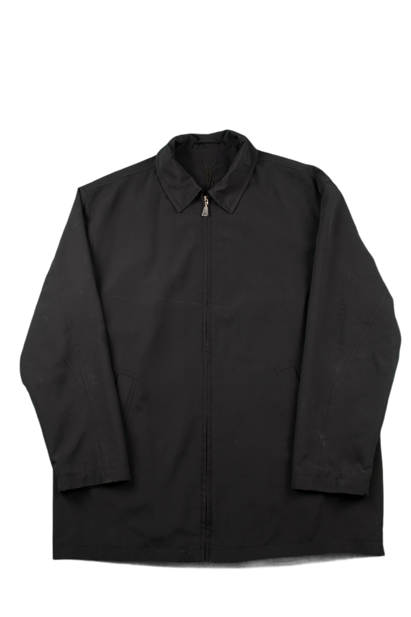 Yves Saint Laurent Ysl Black Jacket Vintage Size US L / EU 52-54 / 3 - 1 Thumbnail