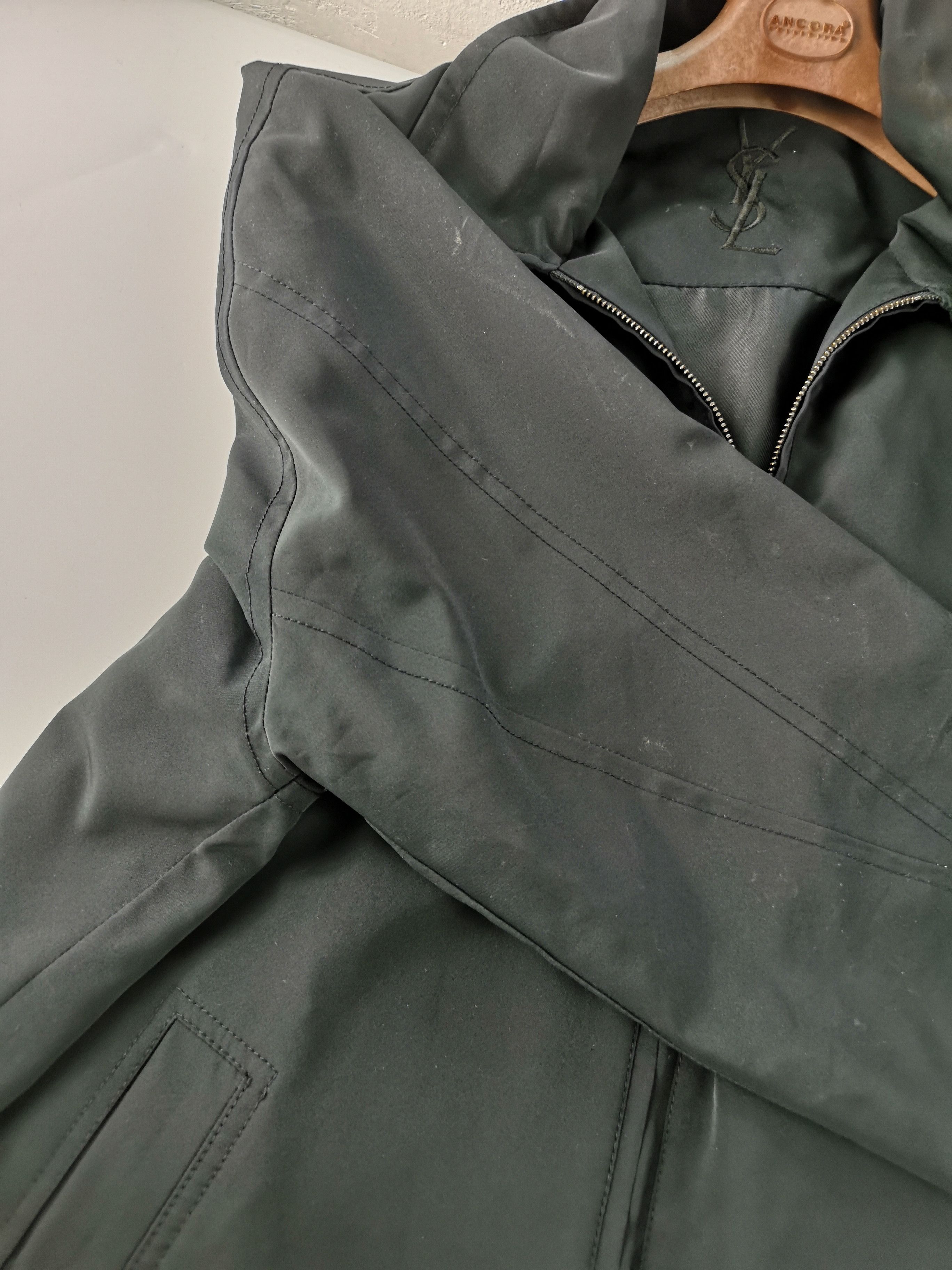 Yves Saint Laurent Ysl Black Jacket Vintage Size US L / EU 52-54 / 3 - 10 Thumbnail