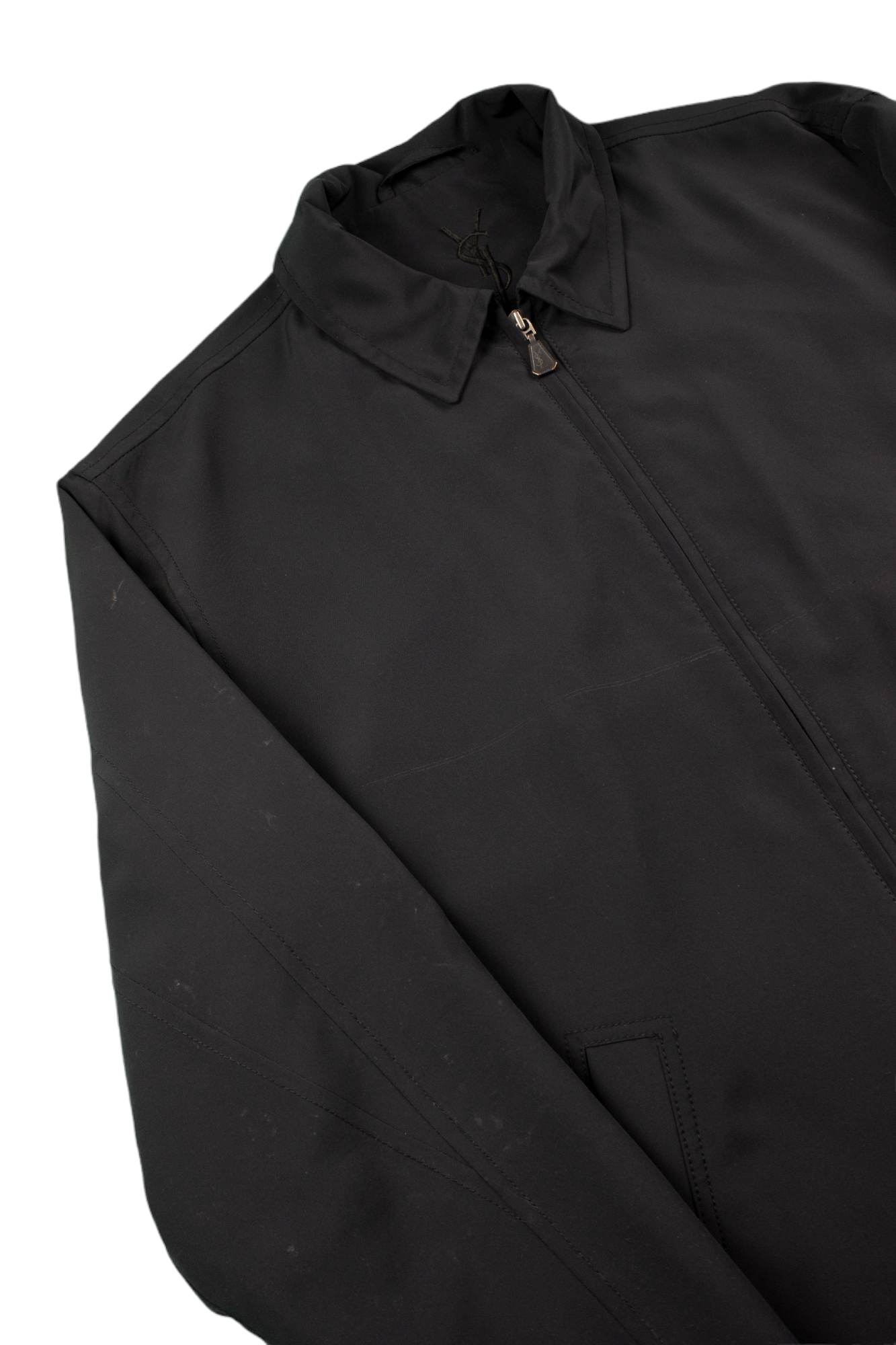 Yves Saint Laurent Ysl Black Jacket Vintage Size US L / EU 52-54 / 3 - 2 Thumbnail