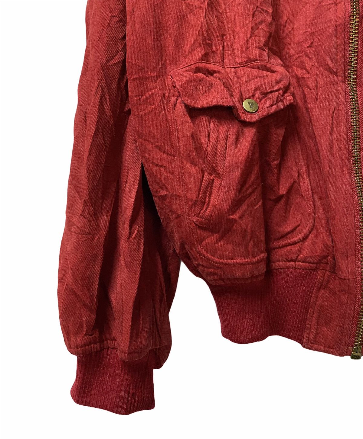 Pink House Vintage PINK HOUSE Red Bomber Zipper Jacket Size US S / EU 44-46 / 1 - 3 Thumbnail