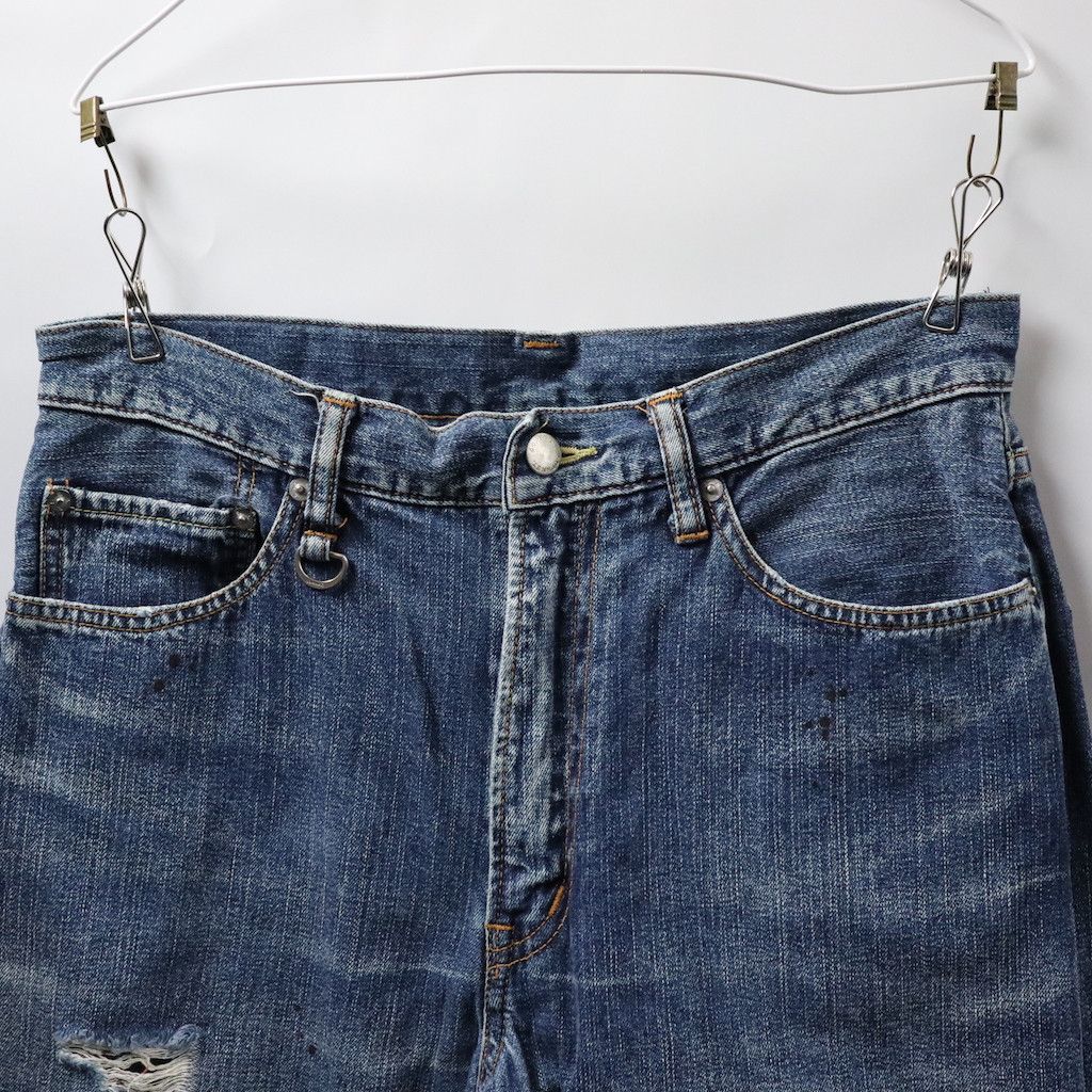 Sophnet. SOPHNET. / Damaged Jeans / 9543 - 1015 71.7 Size US 31 - 3 Thumbnail