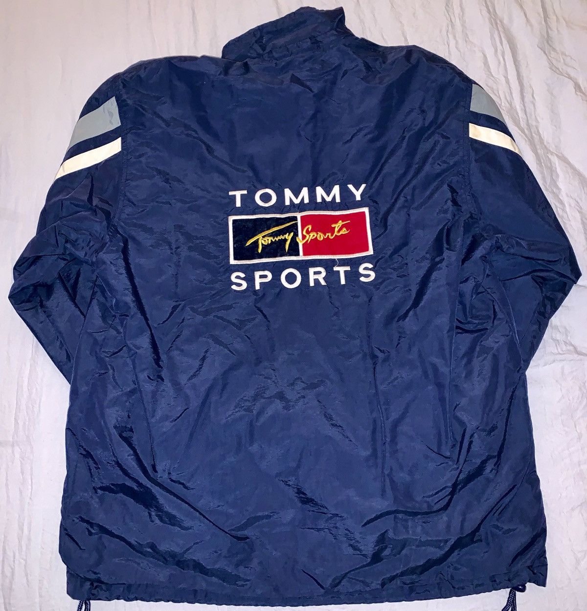Vintage Vintage 90’s Tommy Hilfiger Sport Jacket Size US L / EU 52-54 / 3 - 3 Thumbnail