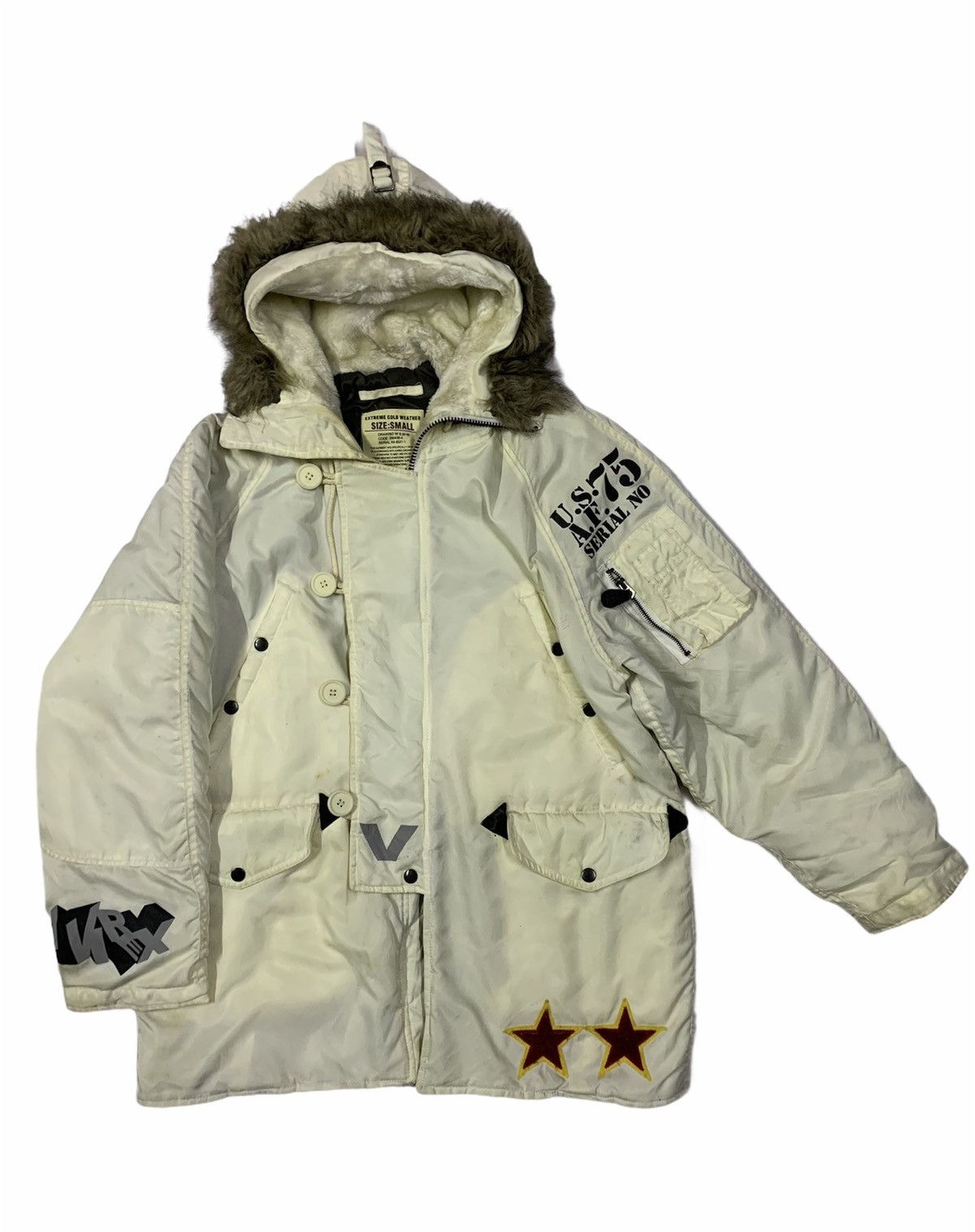 Avirex 🔥AVIREX FUR SHEARLING USAF JACKETS Size US S / EU 44-46 / 1 - 5 Thumbnail