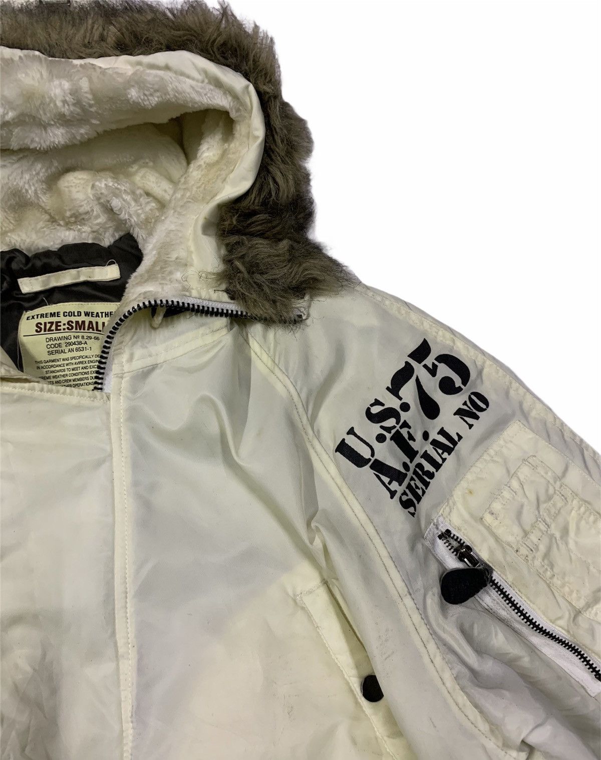 Avirex 🔥AVIREX FUR SHEARLING USAF JACKETS Size US S / EU 44-46 / 1 - 8 Thumbnail