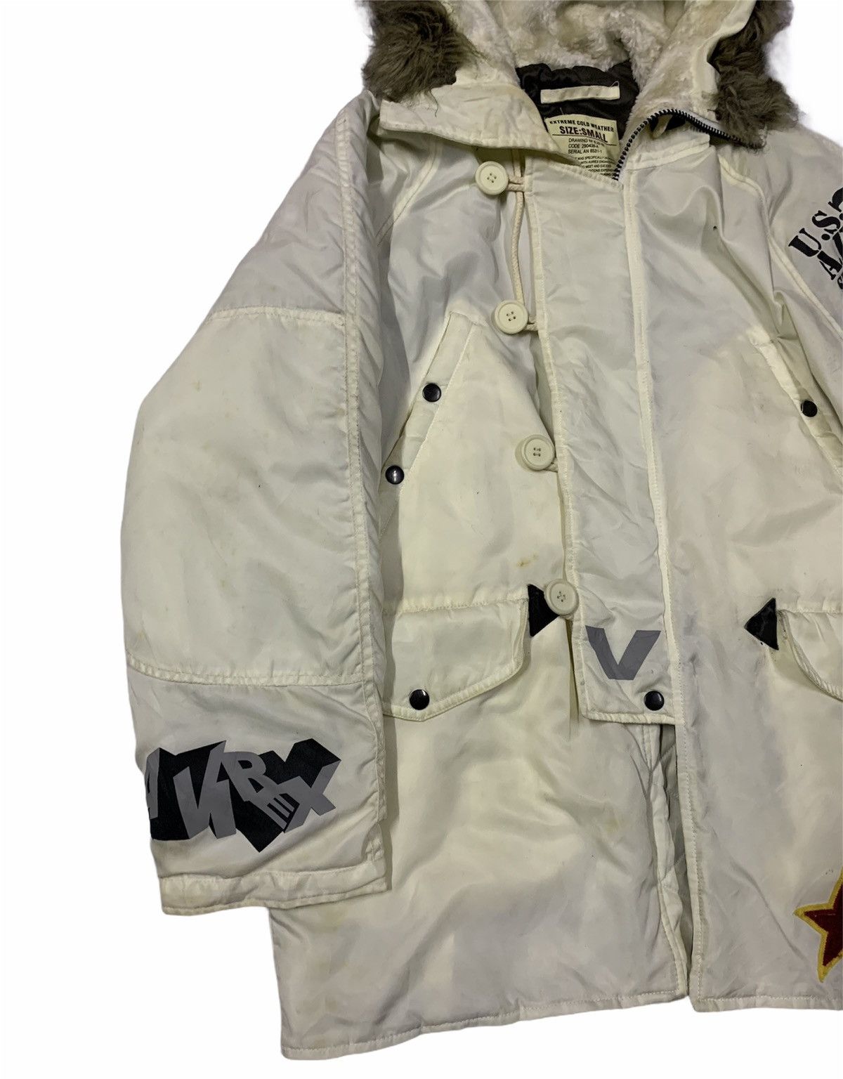 Avirex 🔥AVIREX FUR SHEARLING USAF JACKETS Size US S / EU 44-46 / 1 - 6 Thumbnail