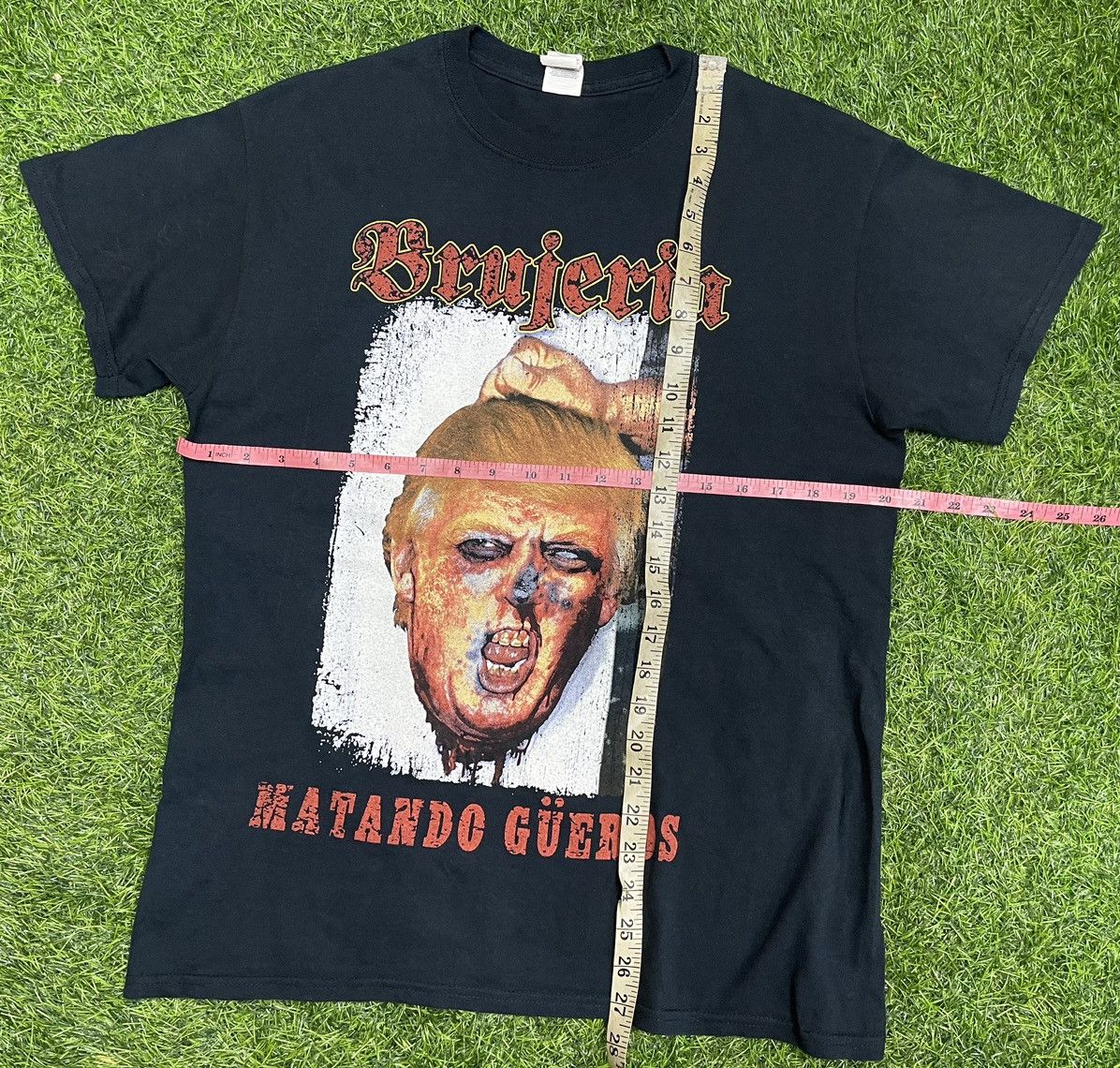 Band Tees × Donald Trump × Vintage DONALD TRUMP BRUJERIA HEAVYMETAL BAND TEES Size US L / EU 52-54 / 3 - 10 Thumbnail