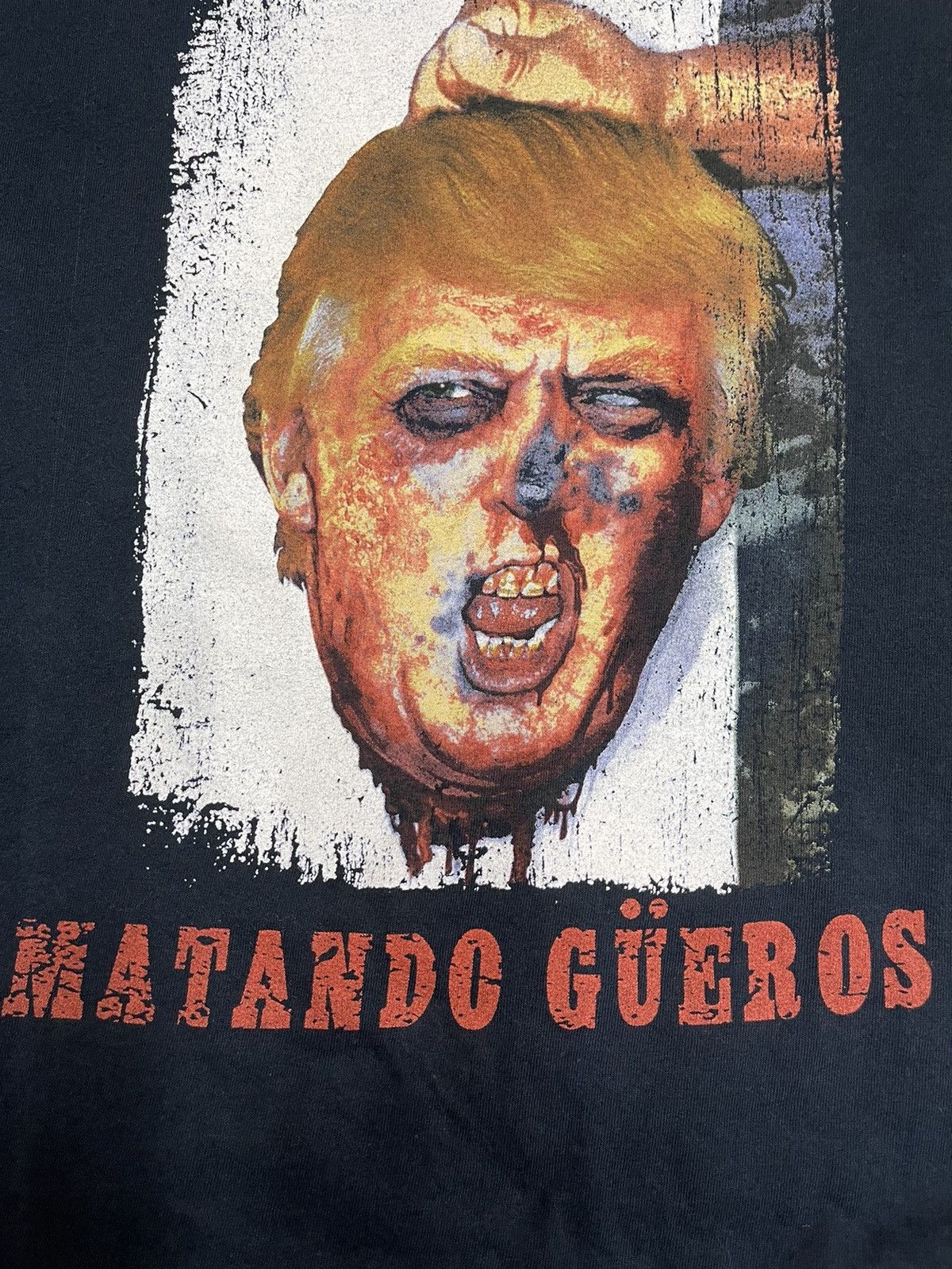 Band Tees × Donald Trump × Vintage DONALD TRUMP BRUJERIA HEAVYMETAL BAND TEES Size US L / EU 52-54 / 3 - 7 Thumbnail