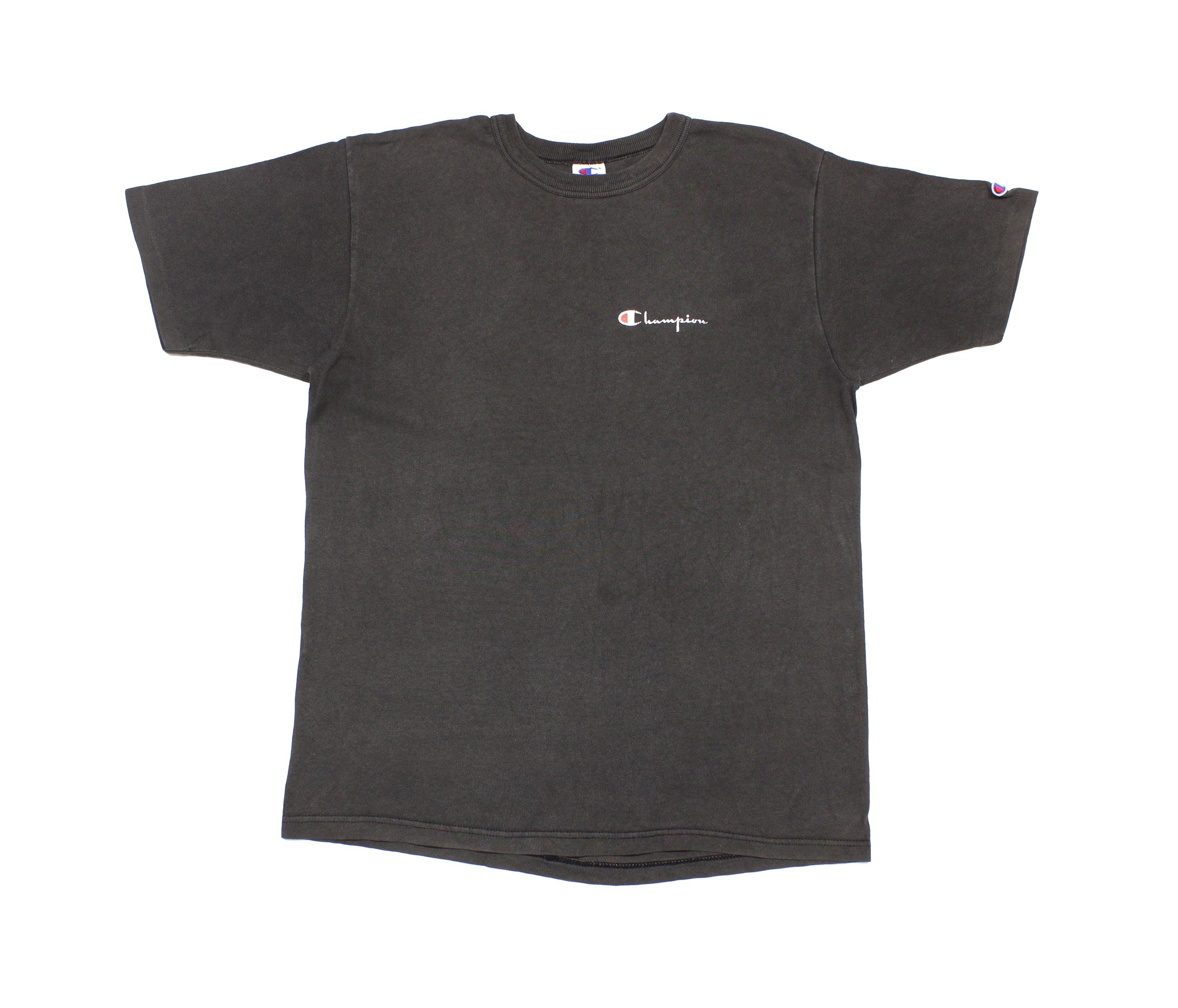 Champion 90S Logo Sun Faded T-Shirt Vintage Made in USA Size US L / EU 52-54 / 3 - 1 Thumbnail
