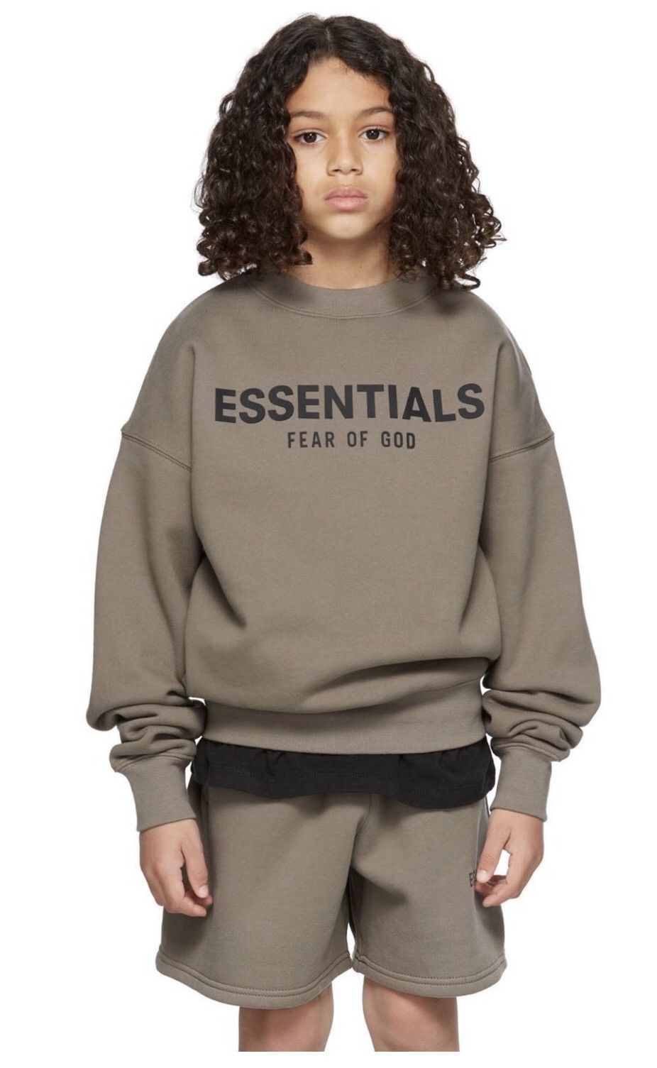 Fear of God Fear of god essentials kid crewneck size 10 Grailed