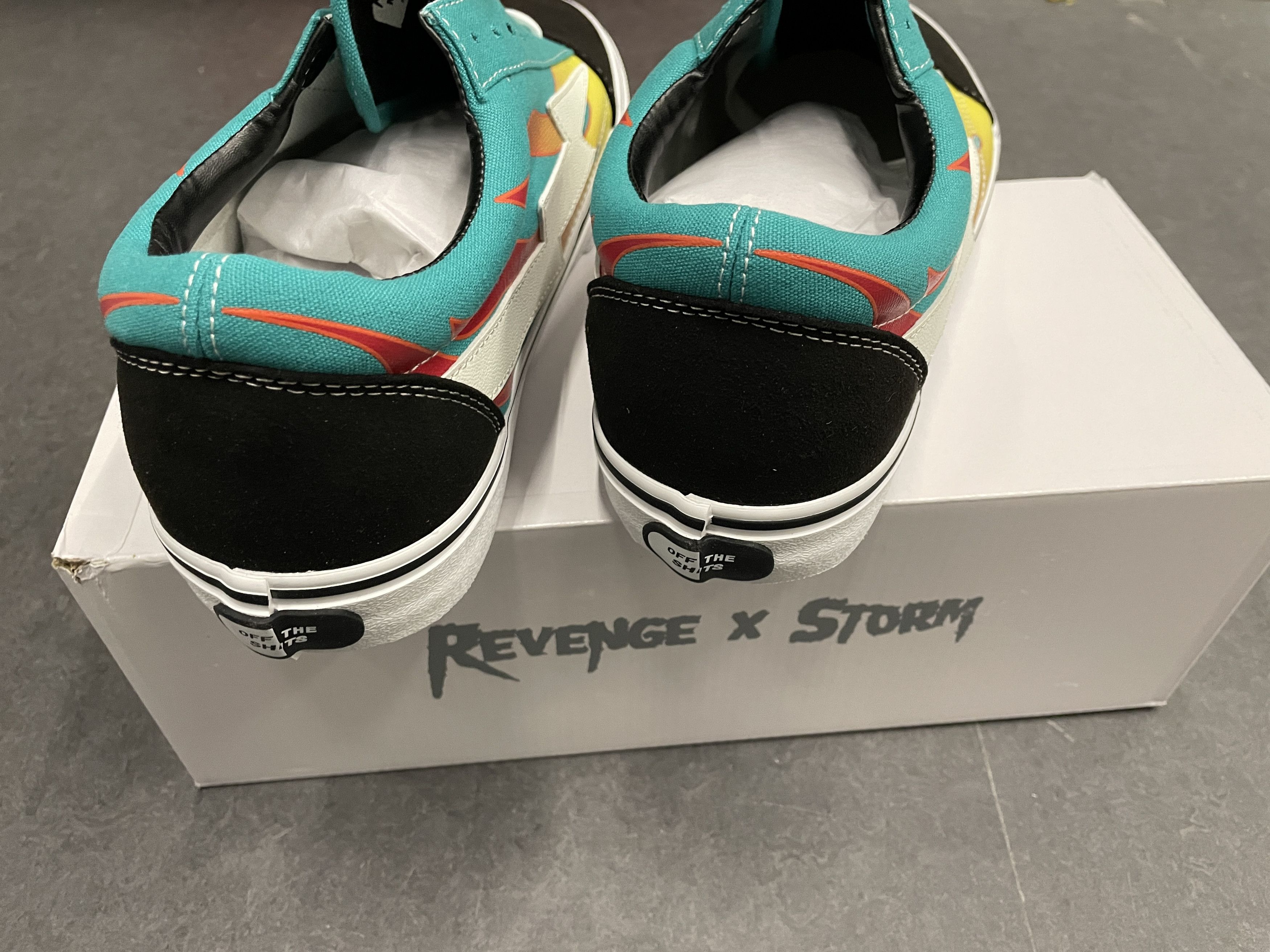 Other Brand New Teal Flame Fire 100% Authentic Size 10 Size US 10 / EU 43 - 8 Thumbnail