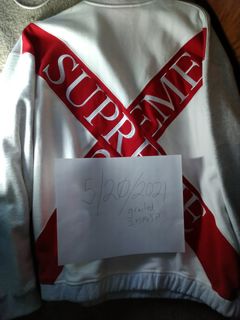 Supreme cross half zip sweatshirt ash grey hot sale