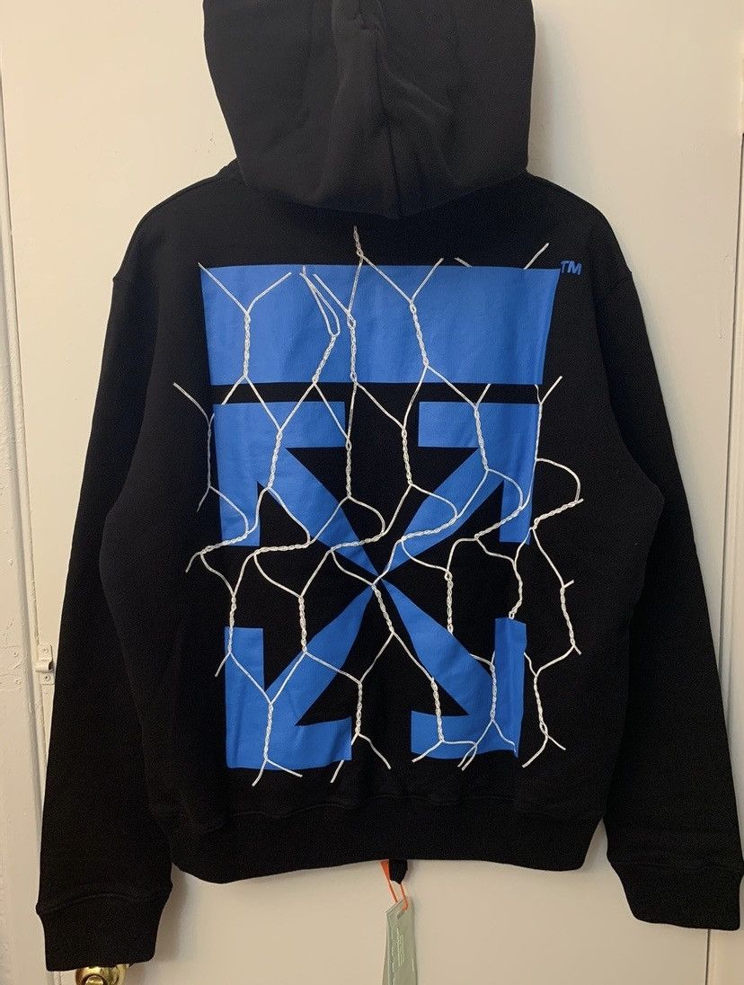 Off white fence arrow hoodie hotsell