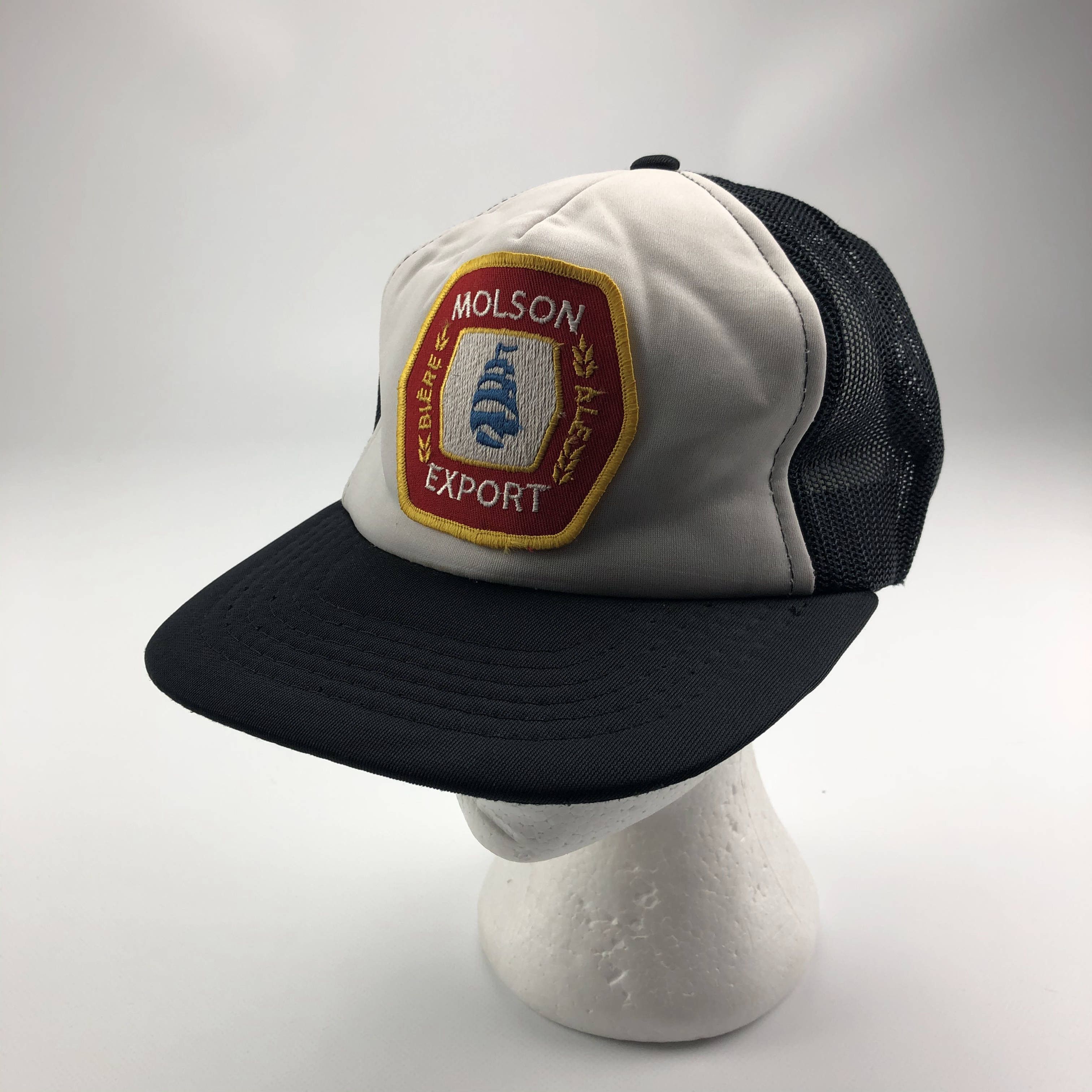 Streetwear × Vintage Vintage 90s Molson Export Trucker Snapback Hat ...
