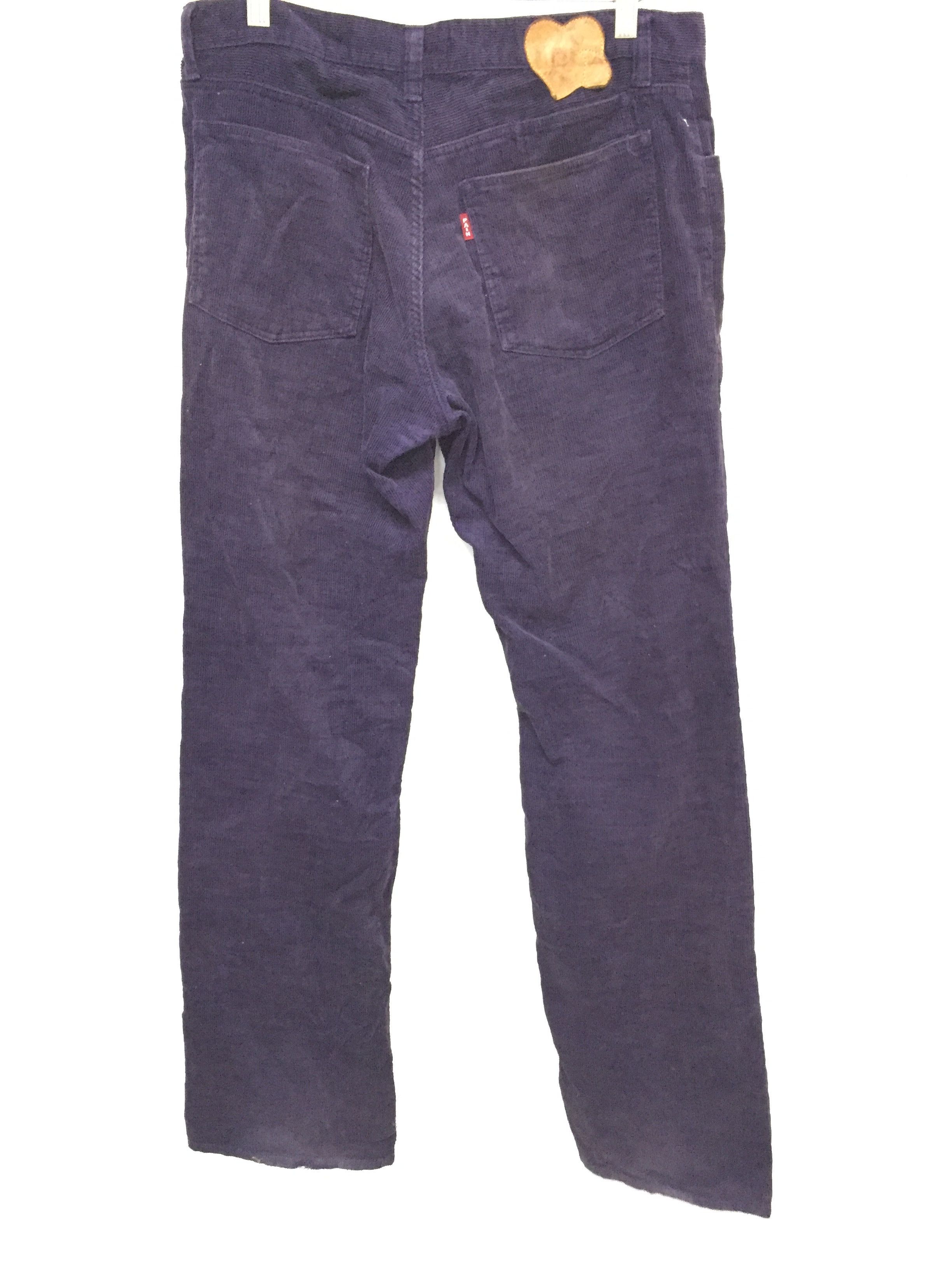 Number (N)ine SS03 Purple Corduroy knitted details Pants Size US 31 - 7 Thumbnail