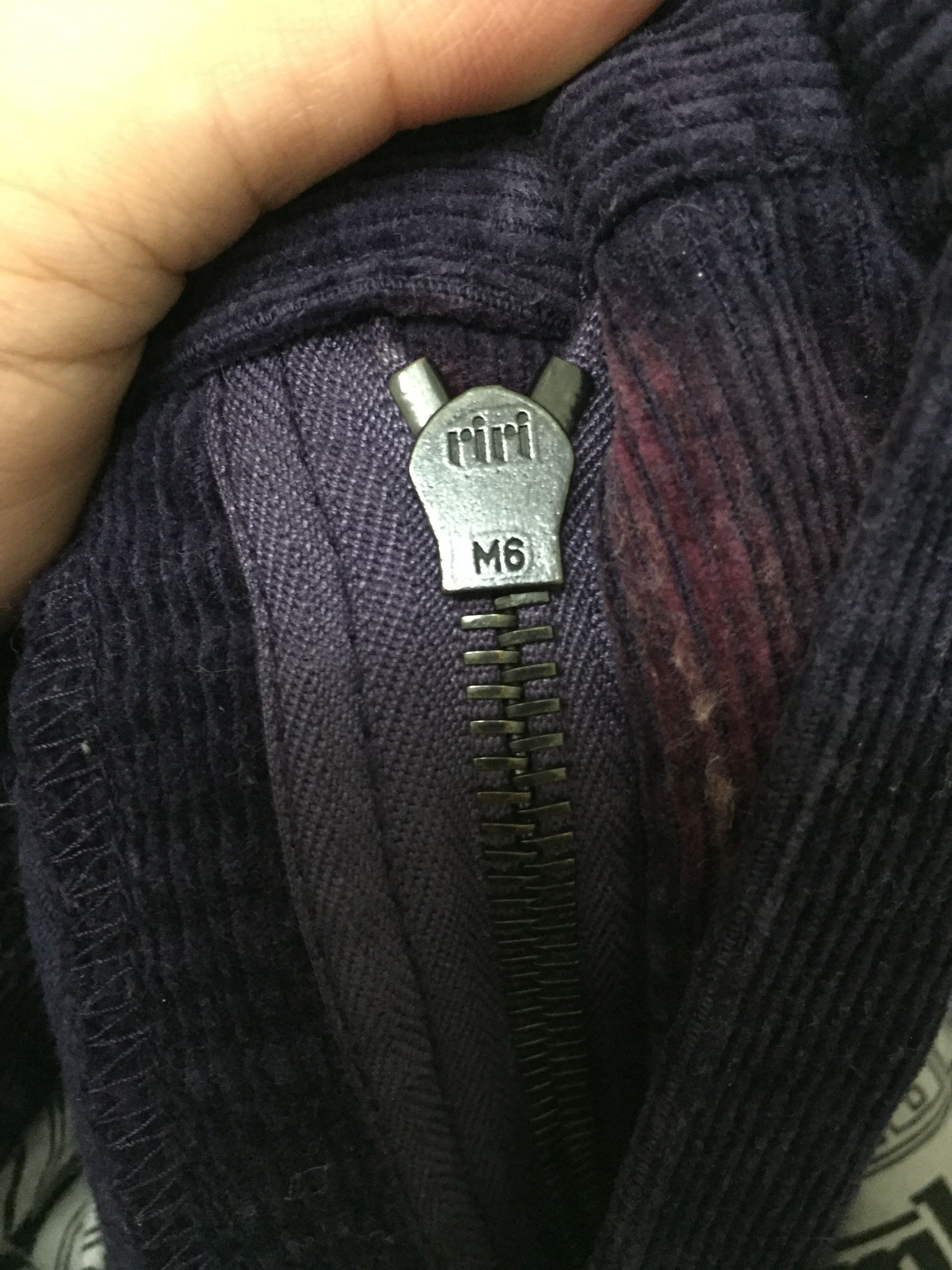Number (N)ine SS03 Purple Corduroy knitted details Pants Size US 31 - 12 Thumbnail