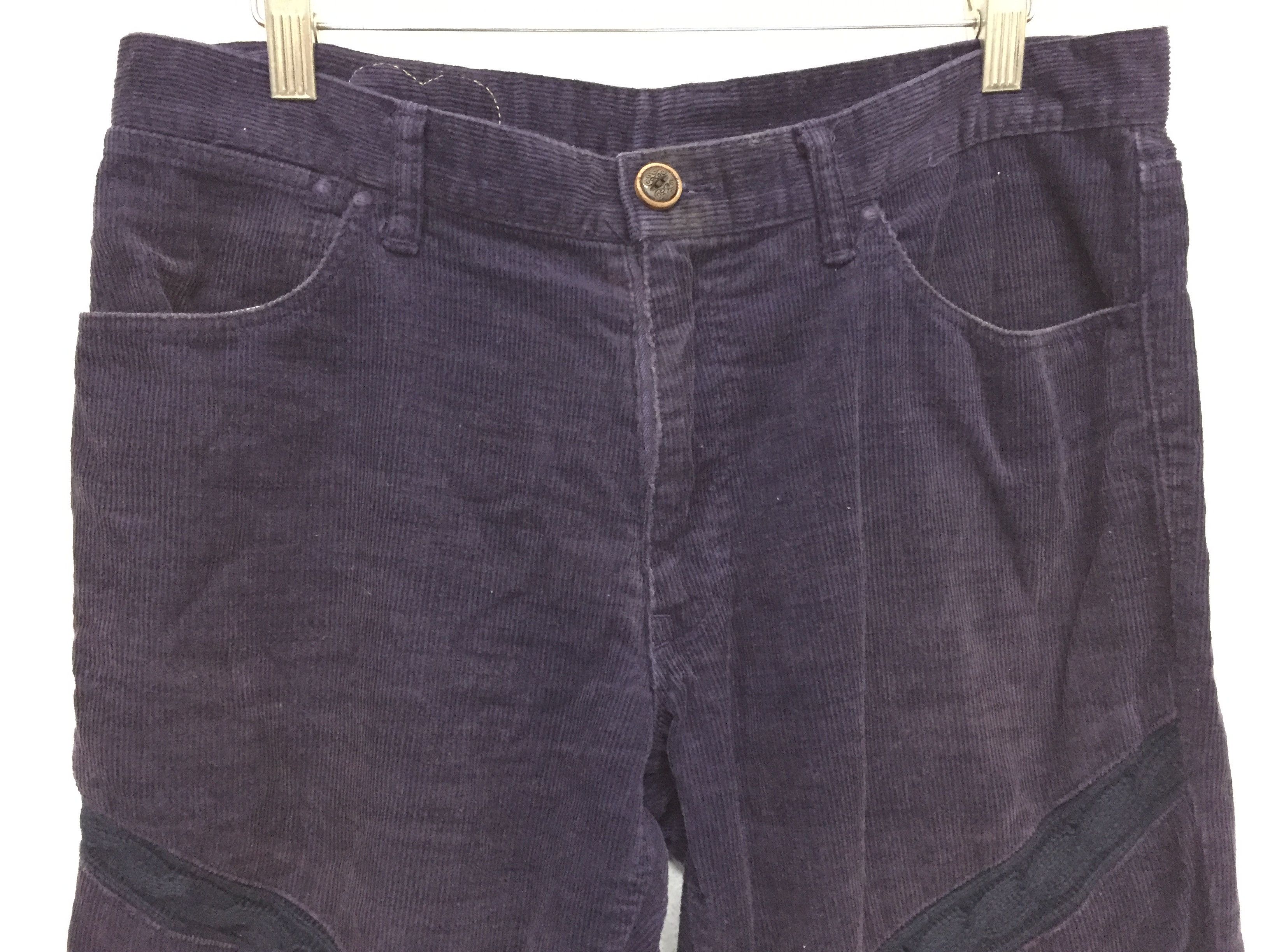 Number (N)ine SS03 Purple Corduroy knitted details Pants Size US 31 - 3 Thumbnail