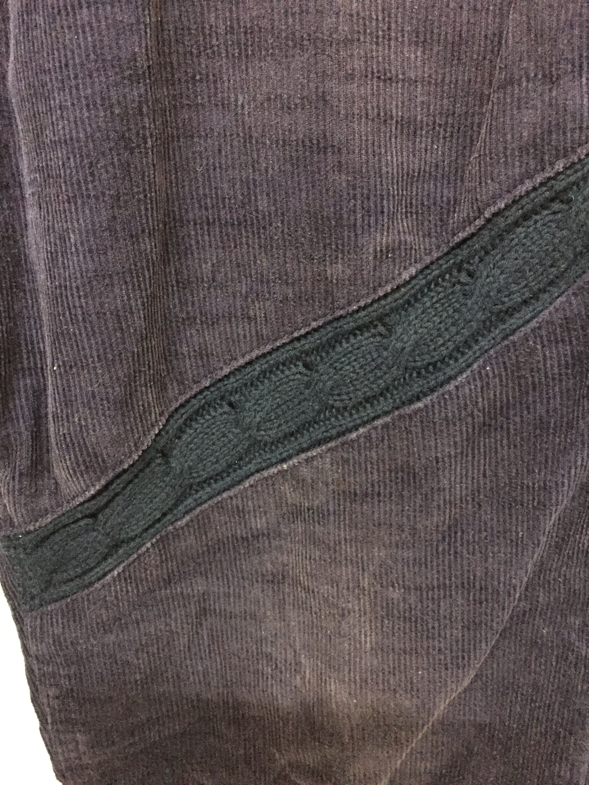 Number (N)ine SS03 Purple Corduroy knitted details Pants Size US 31 - 4 Thumbnail