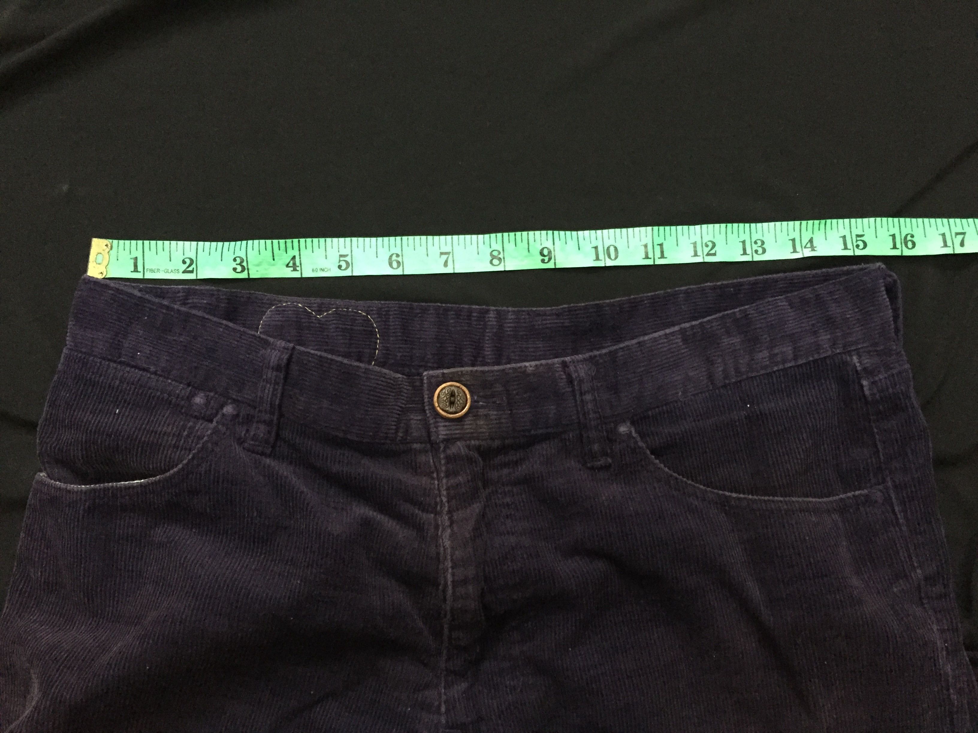 Number (N)ine SS03 Purple Corduroy knitted details Pants Size US 31 - 16 Thumbnail