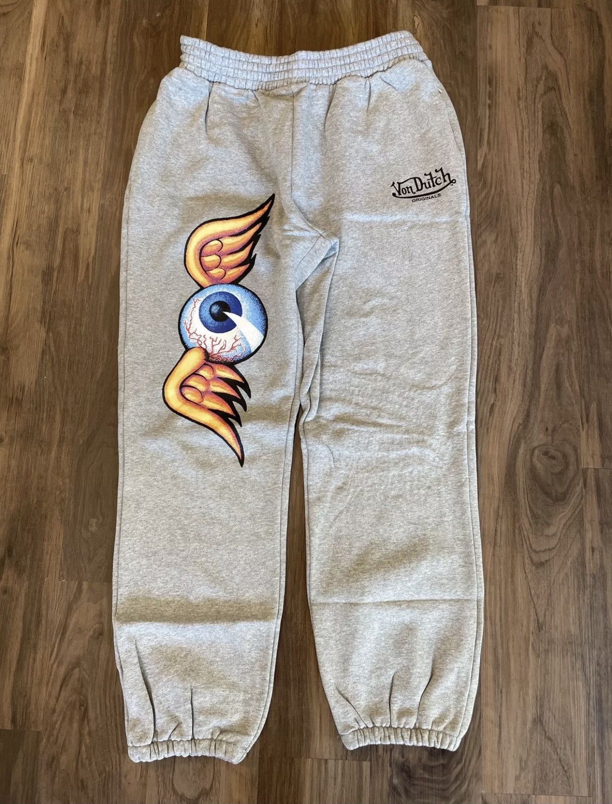 Von dutch eyeball sweatpants hot sale