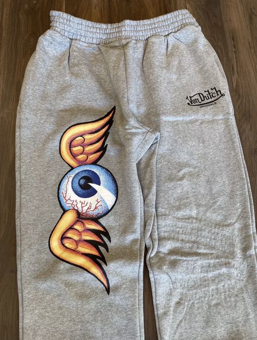 Von dutch best sale flying eyeball sweatpants