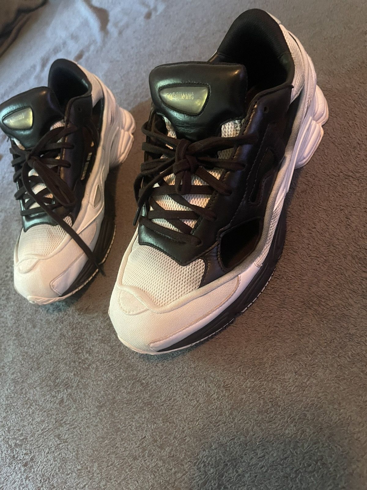 raf simons ozweego cream