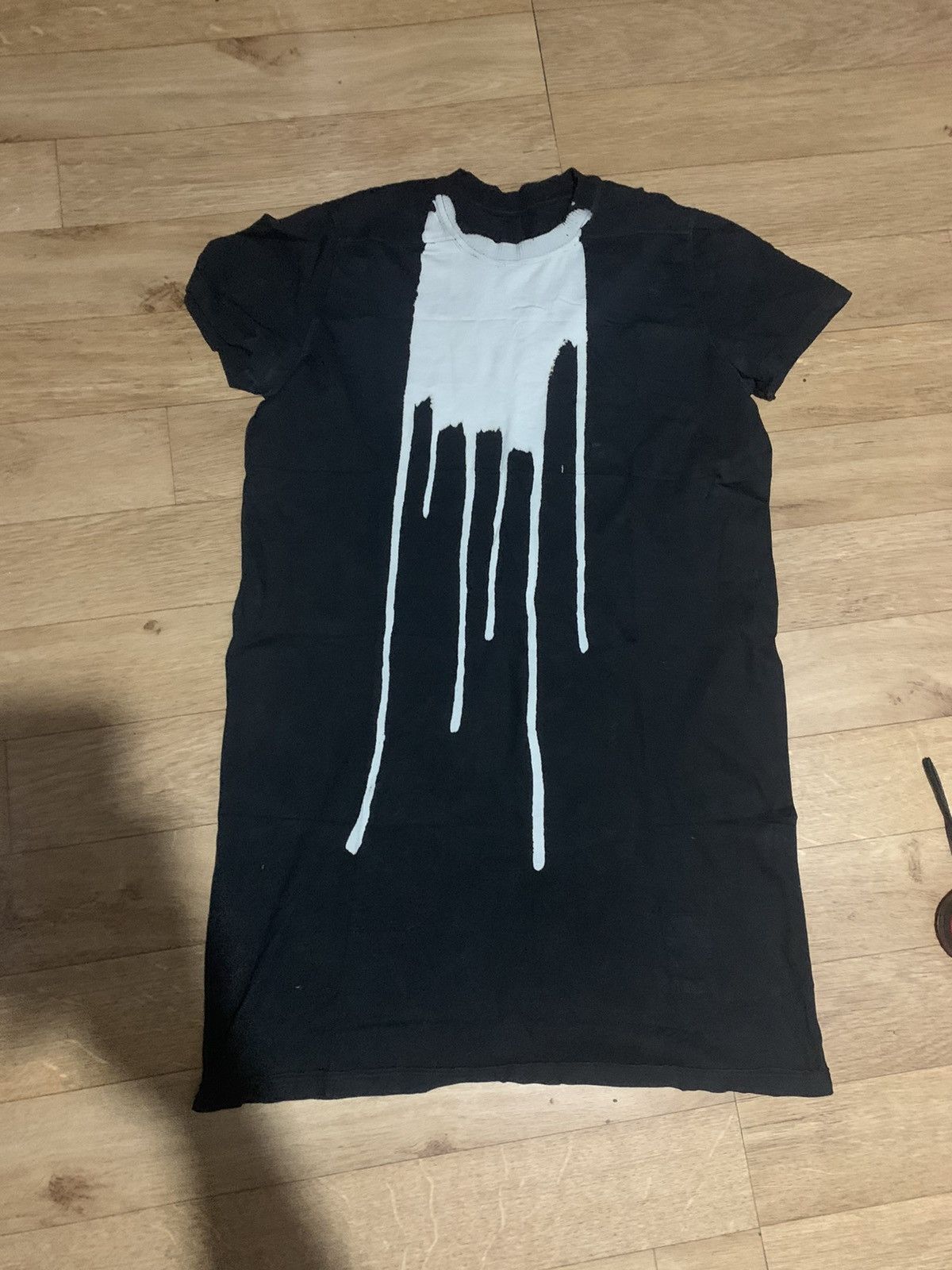 Rick Owens Rick Owens DRKSHDW Bleach Vomit T-Shirt | Grailed