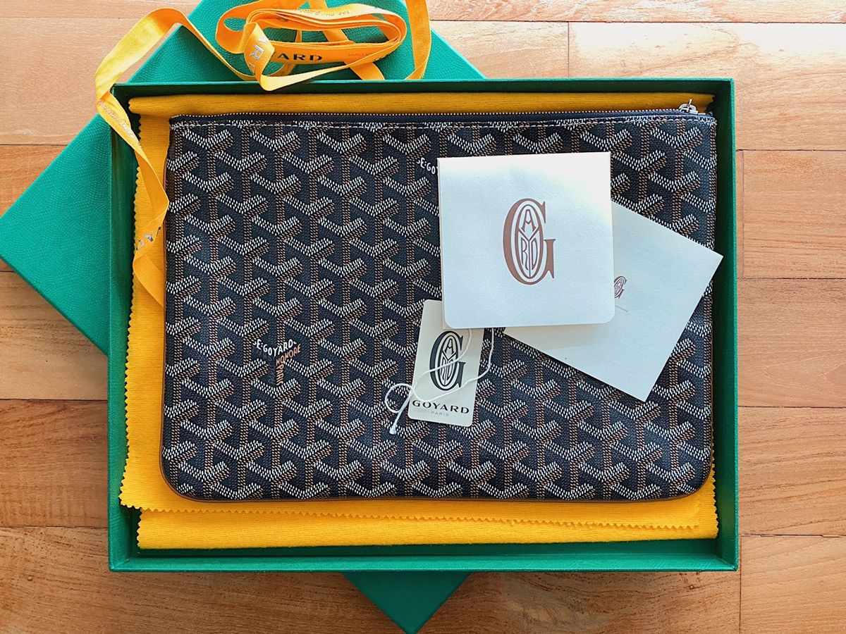 Goyard Senat Pouch MM Grey