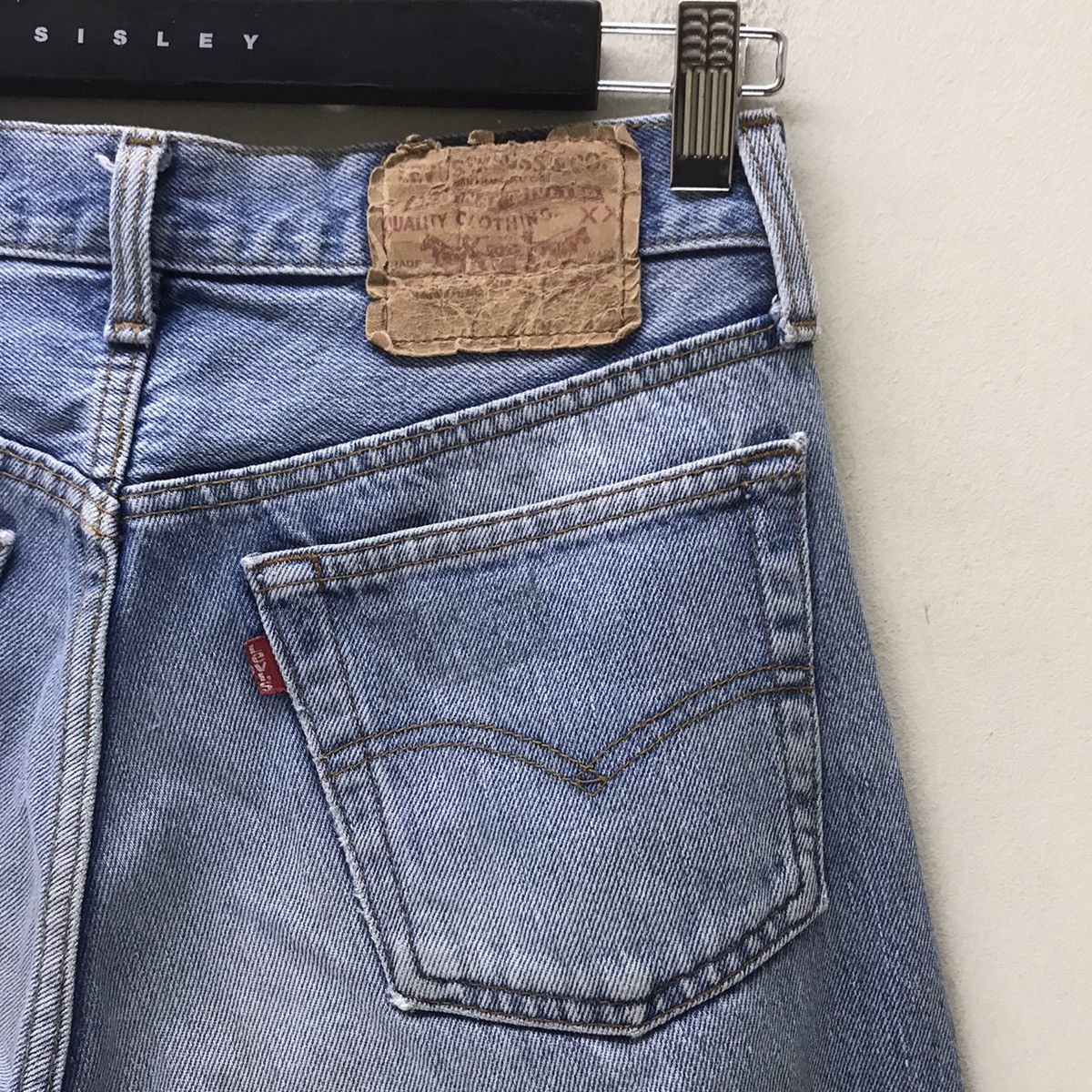 Levi's Vintage 80s Levis 501 Light Wash Nice Faded Made USA Size US 28 / EU 44 - 12 Thumbnail