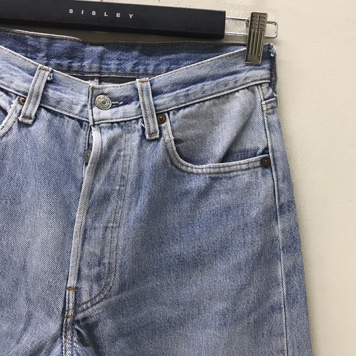 Levi's Vintage 80s Levis 501 Light Wash Nice Faded Made USA Size US 28 / EU 44 - 5 Thumbnail