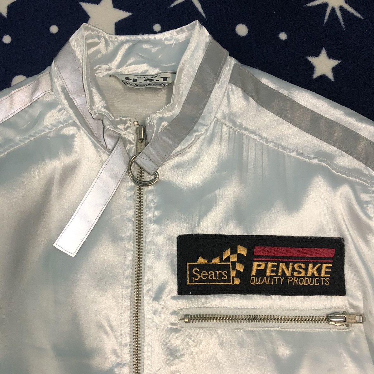 Vintage Rare Vintage 80s Sear Racing Jacket Light Reflection Size US M / EU 48-50 / 2 - 6 Thumbnail