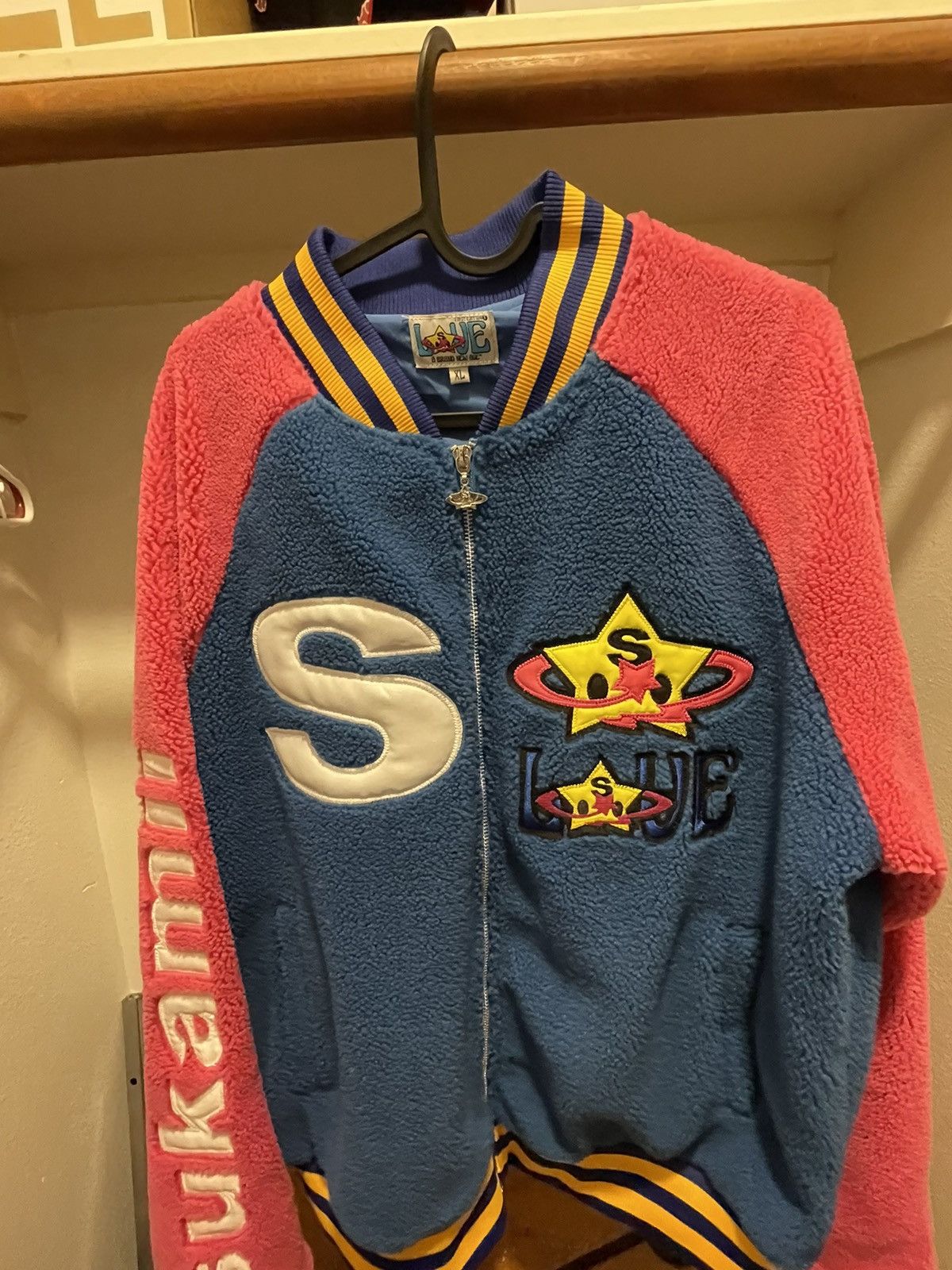image of Sukamii Love Bomber Jacket in Pink, Men's (Size XL)