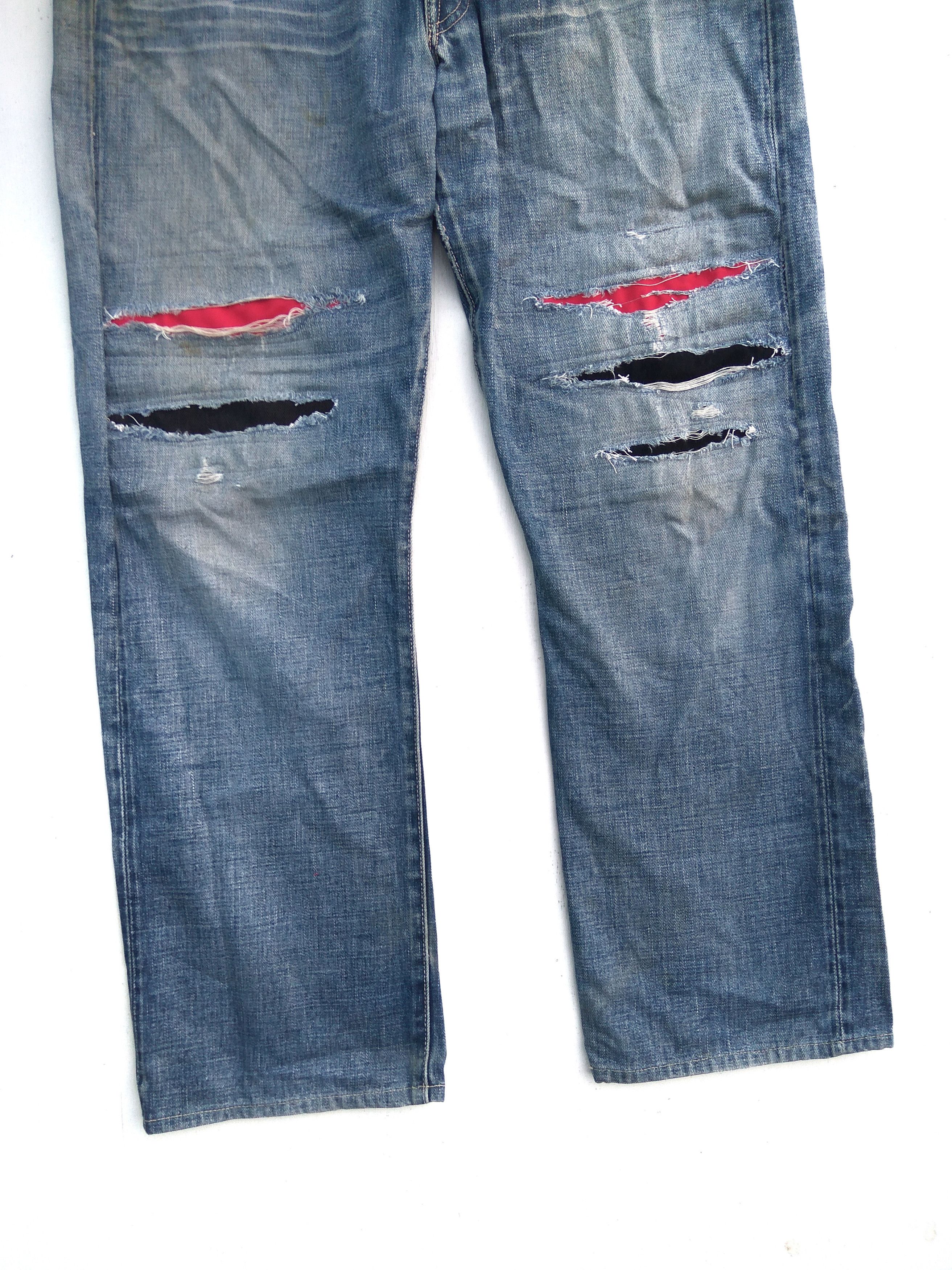 Levi's Vintage Levis 501 jeans big Capital E selvedge patchwork Size US 34 / EU 50 - 3 Thumbnail