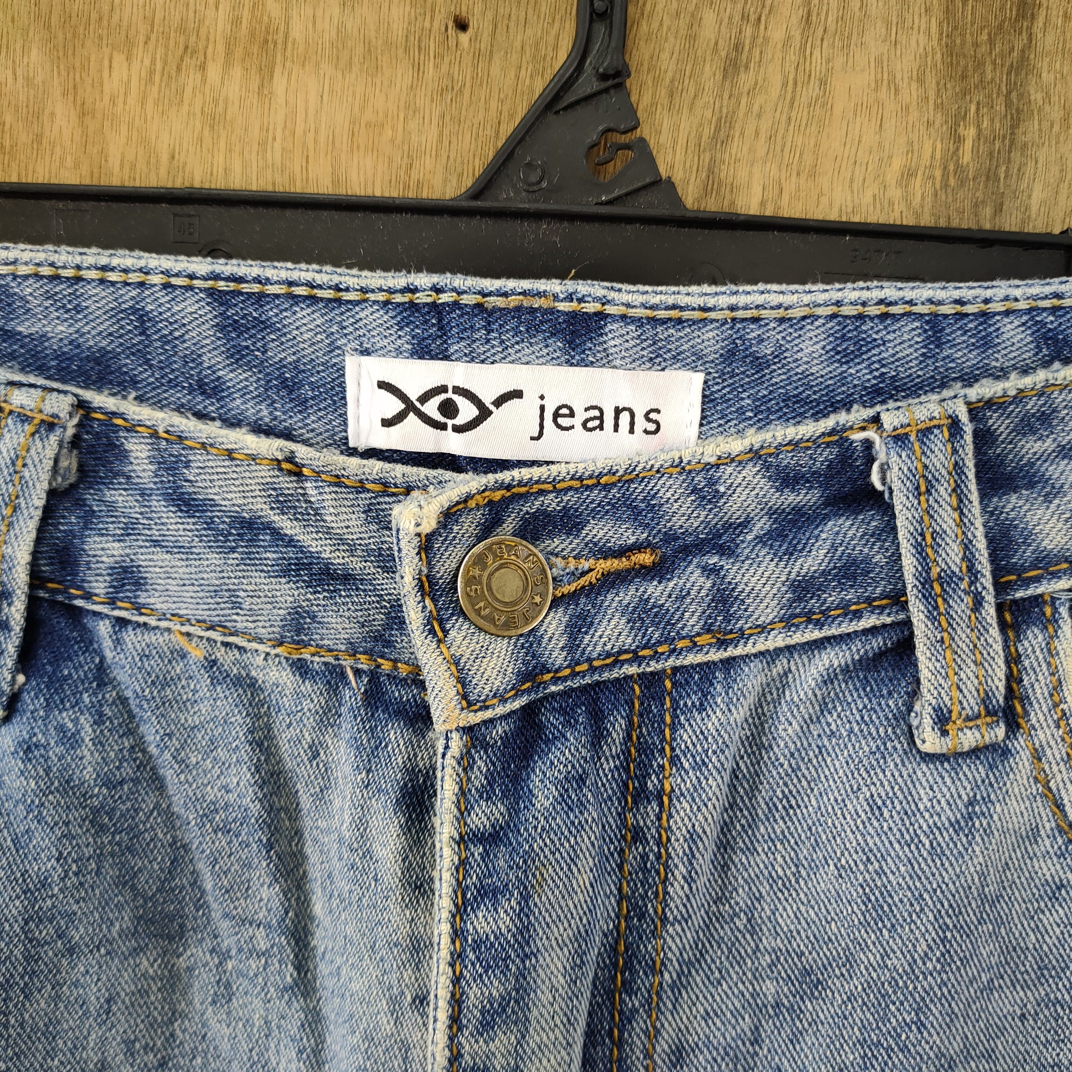 Japanese Brand × StraightFaded FADED/ DISTRESSED DENIM JEANS PANTS Size US 30 / EU 46 - 4 Thumbnail
